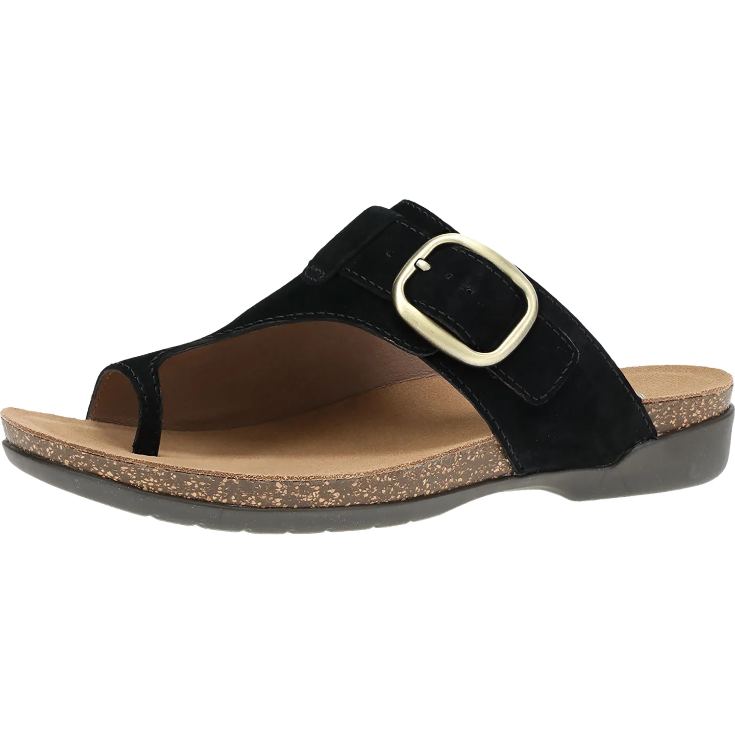 Dansko Rylee Women's Sandals Thong Sandals Black Suede - Image 3