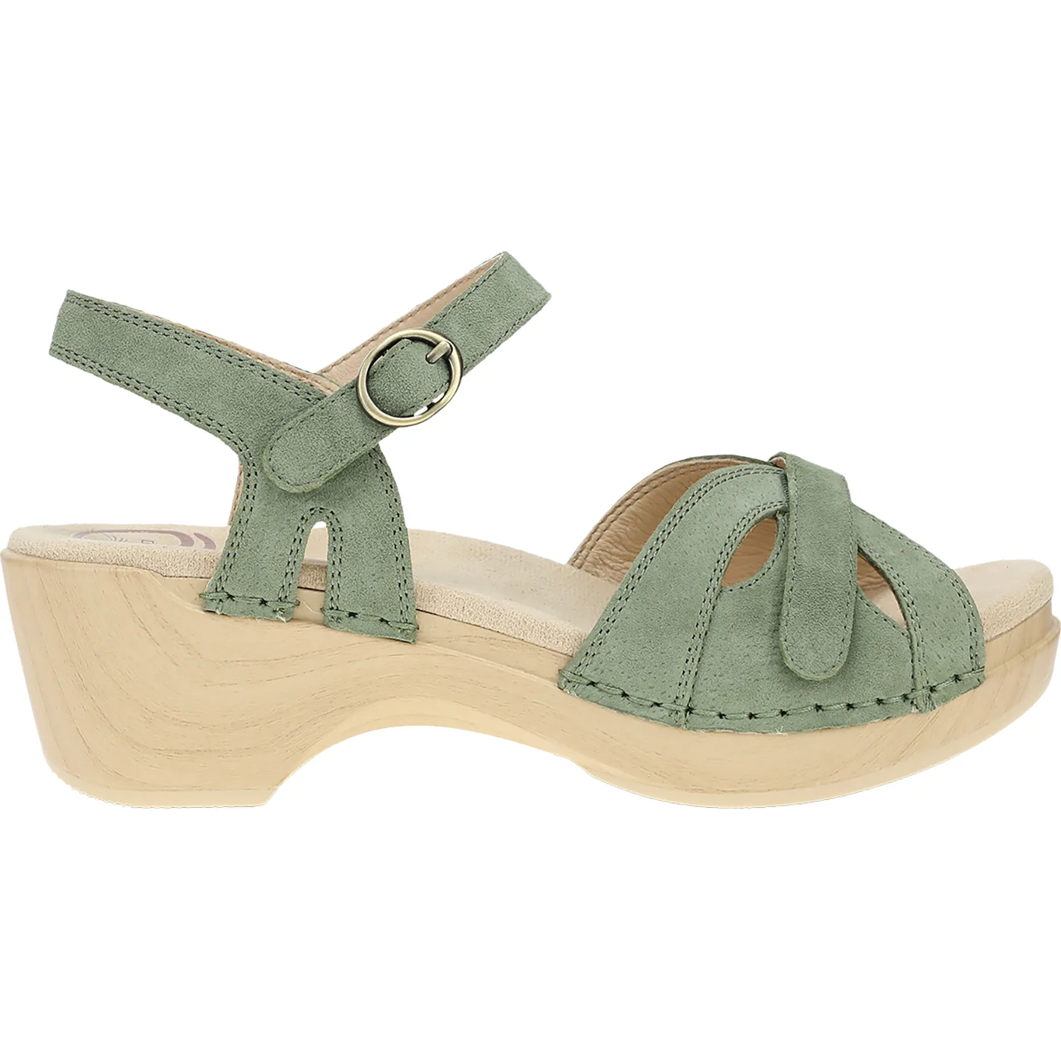 Dansko Season Women's Backstrap Sandals Sage Suede