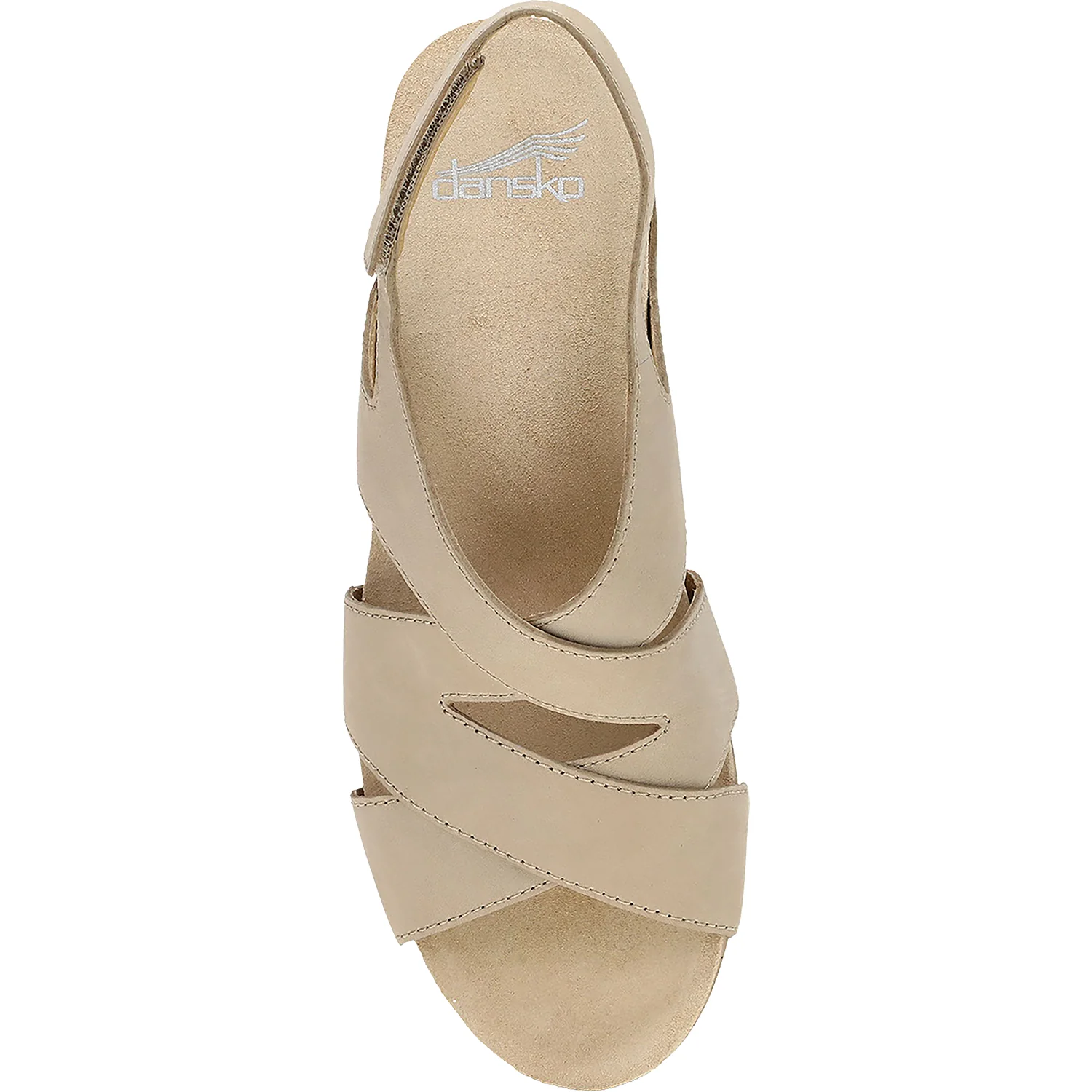 Dansko Shyla Women's Wedge Sandals Sand Milled Nubuck - Image 2