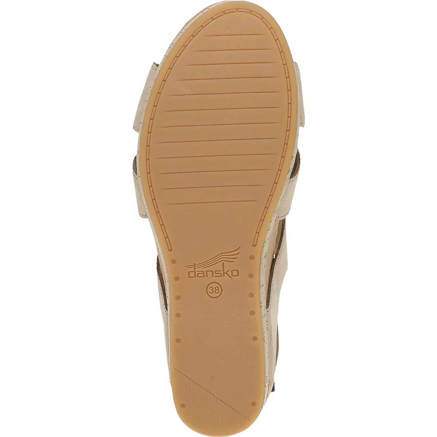 Dansko Shyla Women's Wedge Sandals Sand Milled Nubuck - Image 4