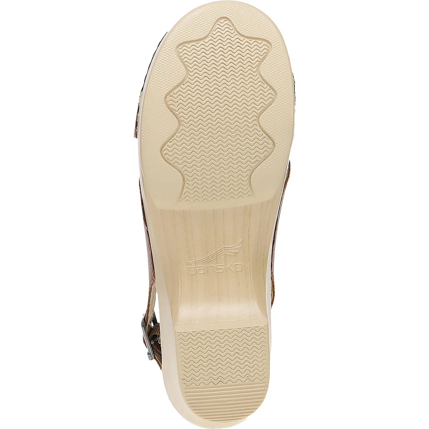Dansko Sloane Women's Wedge Sandals Tan Calf Leather - Image 4