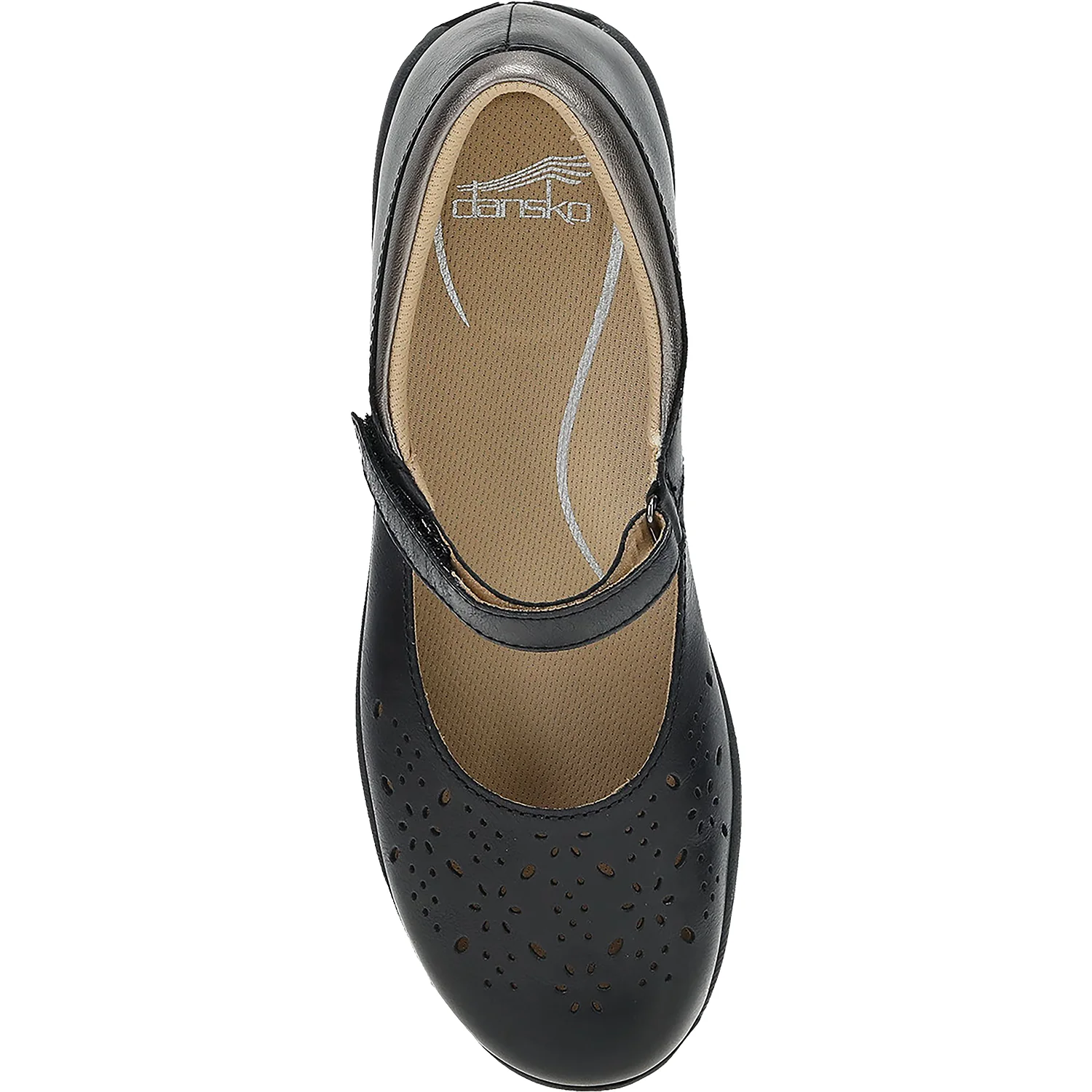 Dansko Stacy Women's Shoes Black Waxy Burnished - Image 2