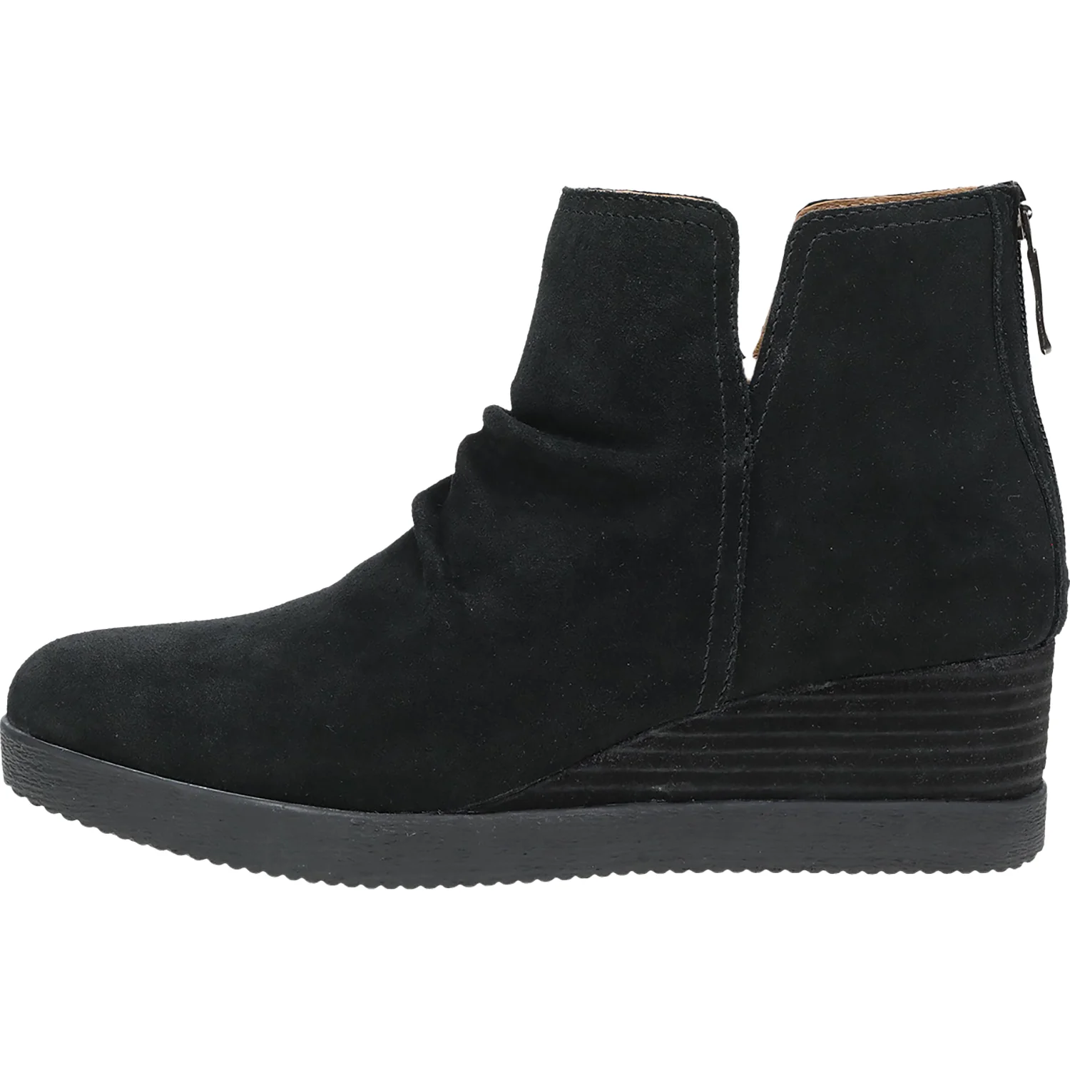 Dansko Stephanie Women's Causal Waterproof Boots Black Waterproof Suede - Image 3