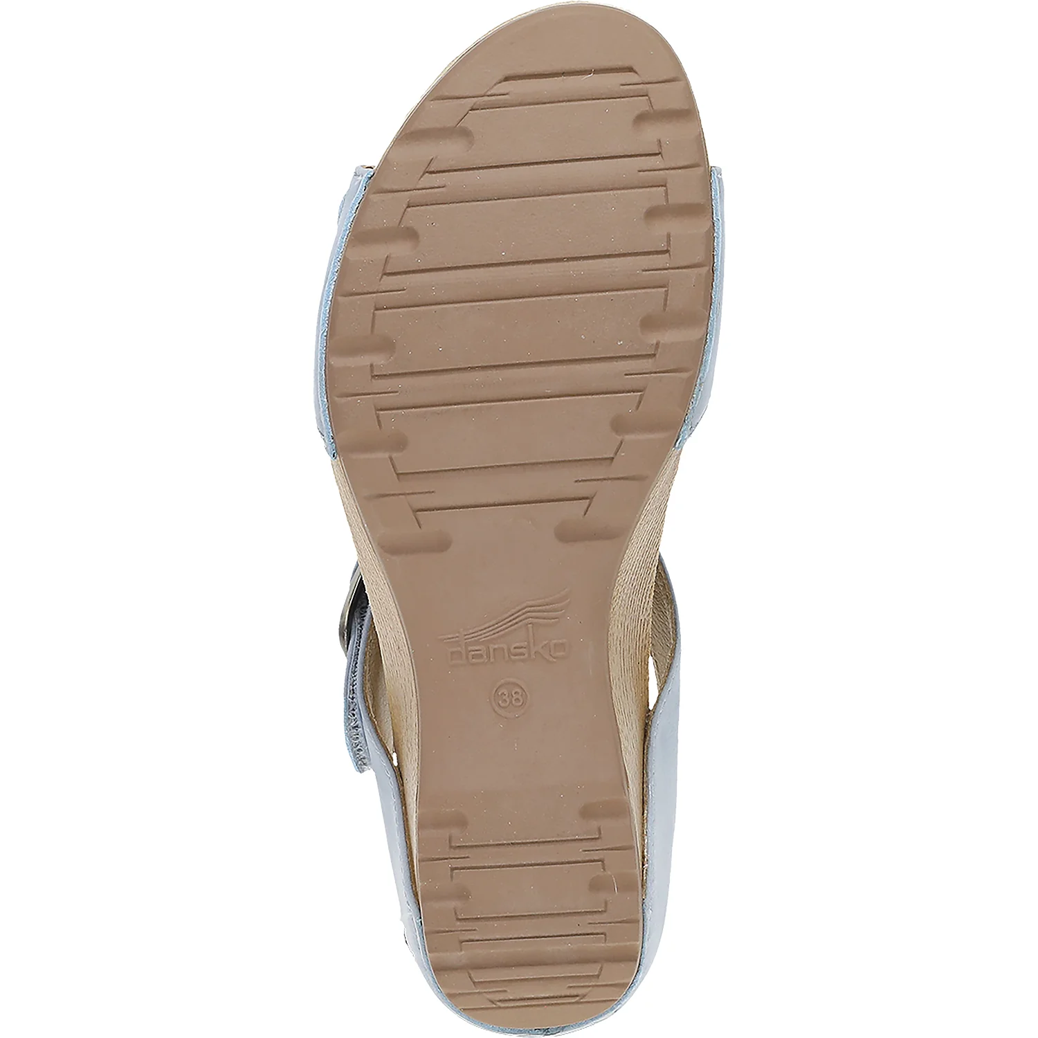 Dansko Tanya Women's Wedge Sandals Sky Nubuck - Image 4