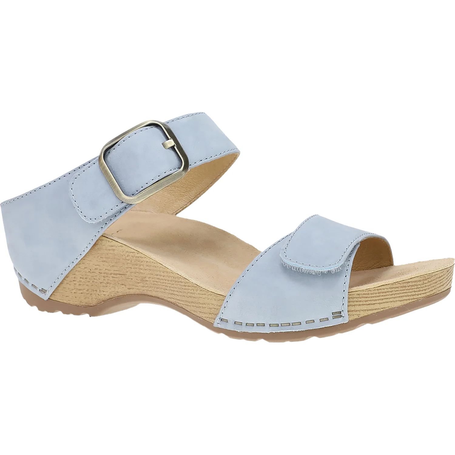 Dansko Tanya Women's Wedge Sandals Sky Nubuck - Image 5