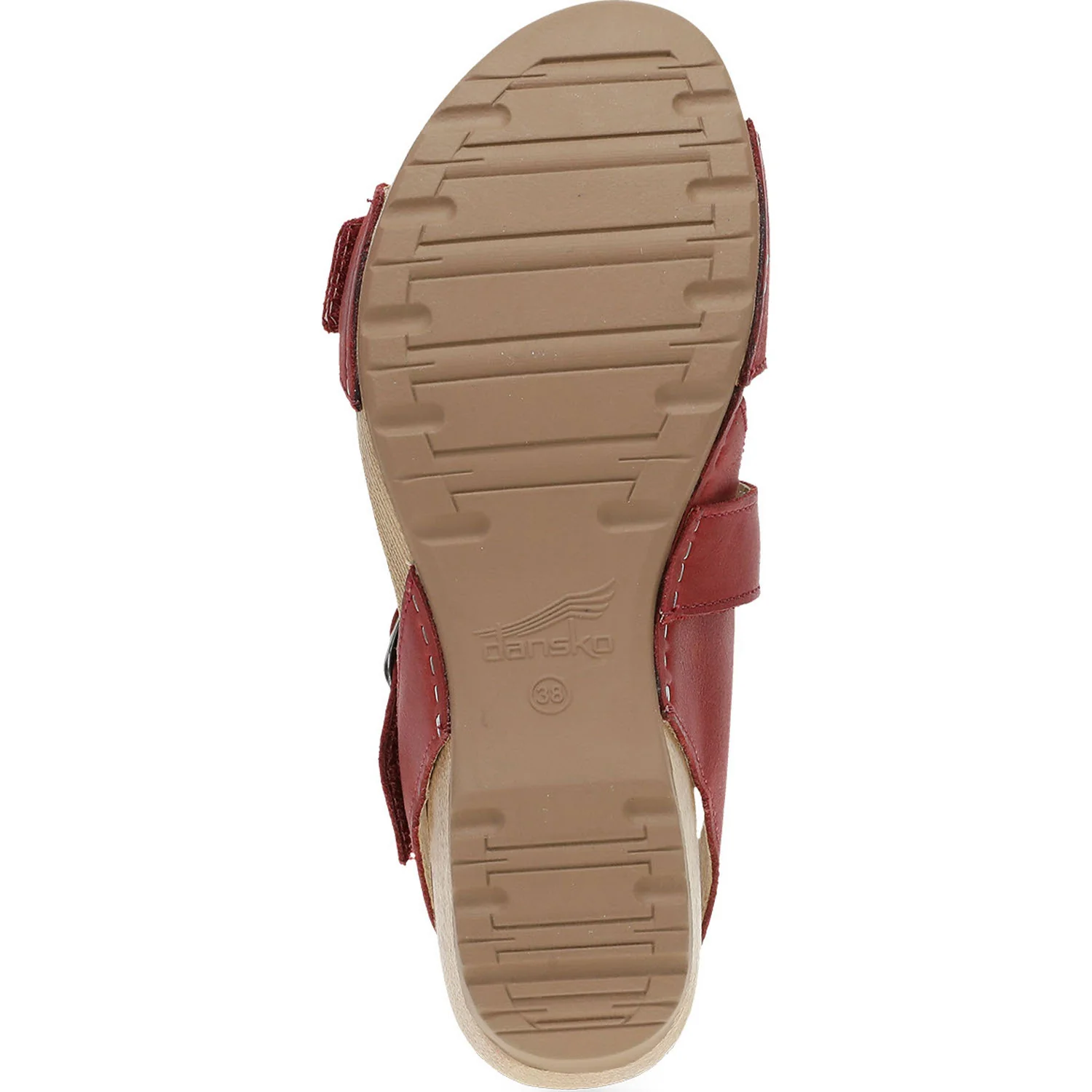 Dansko Trinity Women's Wedge Sandals Cayenne Burnished Nubuck - Image 4