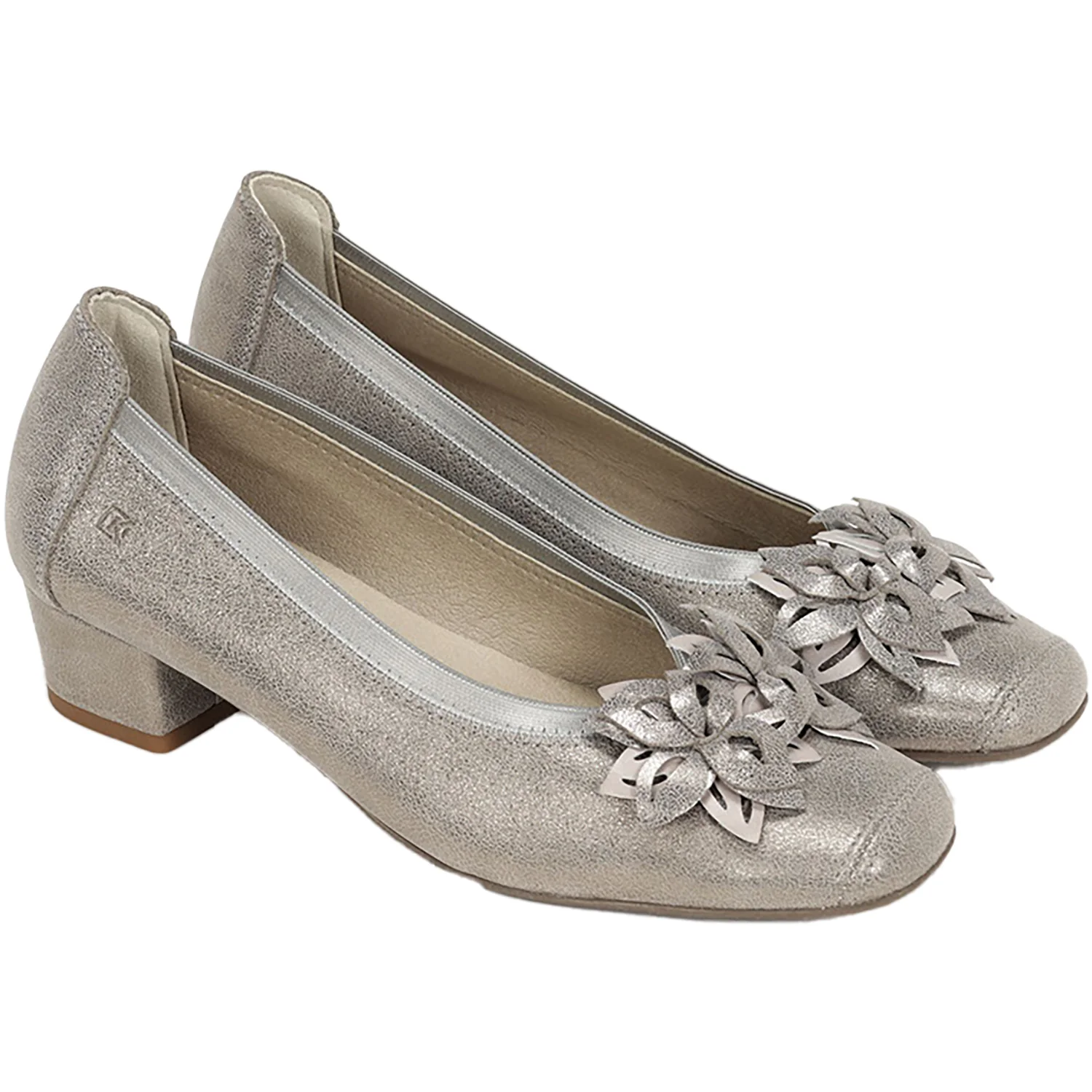 Women's Dorking Pamel D9095 Steel Metallic Leather - Image 3