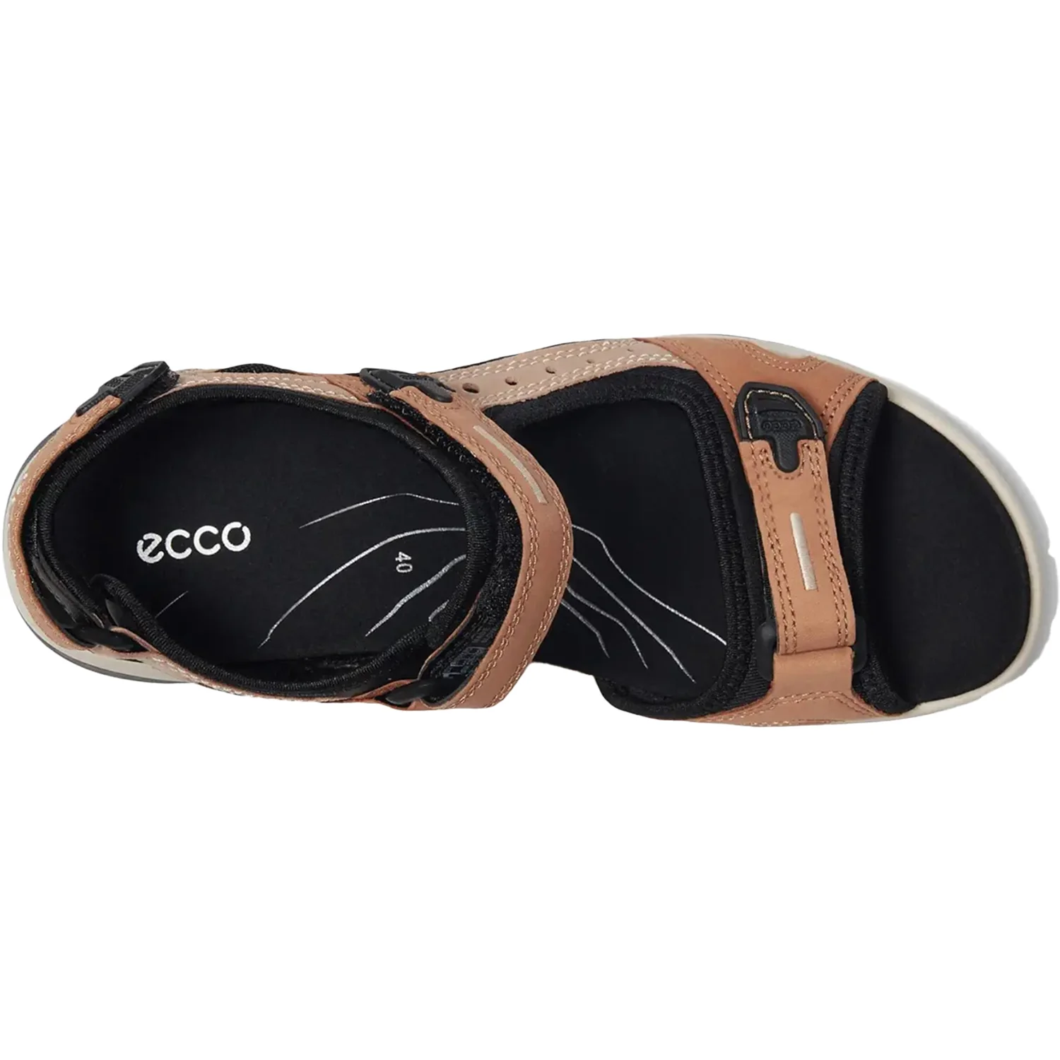 Ecco Offroad Yucatan Women's Outdoor Sandals Cashmere/Nude Nubuck - Image 2