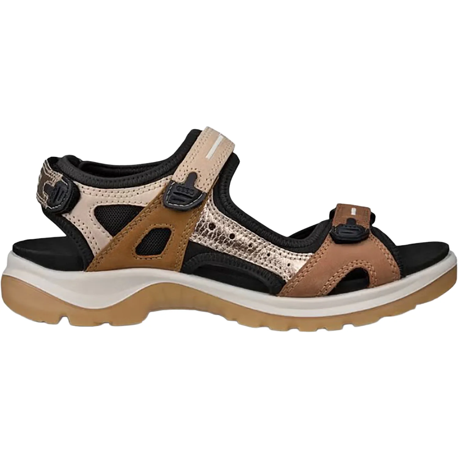 Ecco Offroad Yucatan Women's Outdoor Sandals Multicolor Brown
