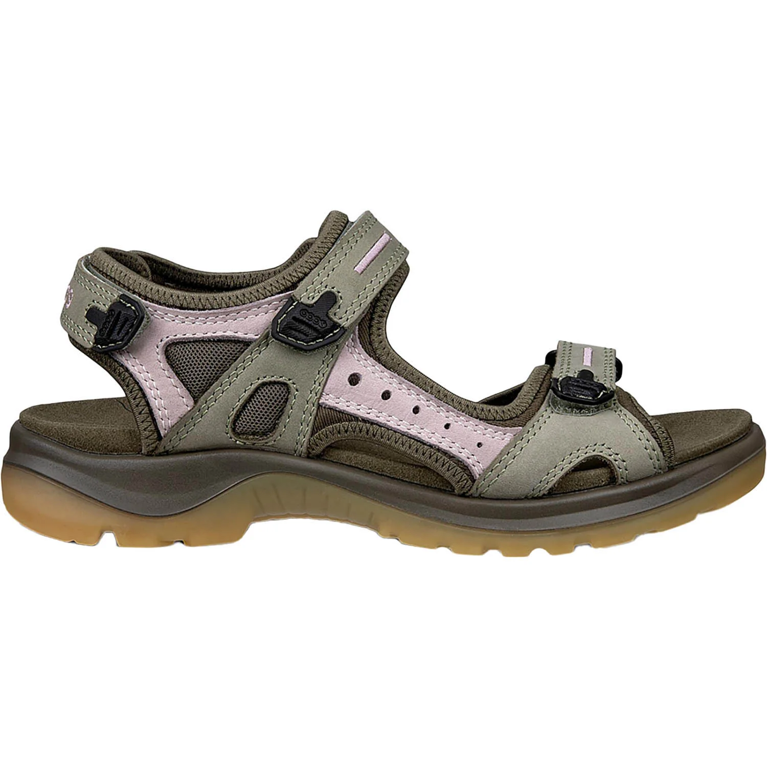ECCO Offroad Yucatan Women's Outdoor Sandals Vetiver/Violet Ice/Tarmac