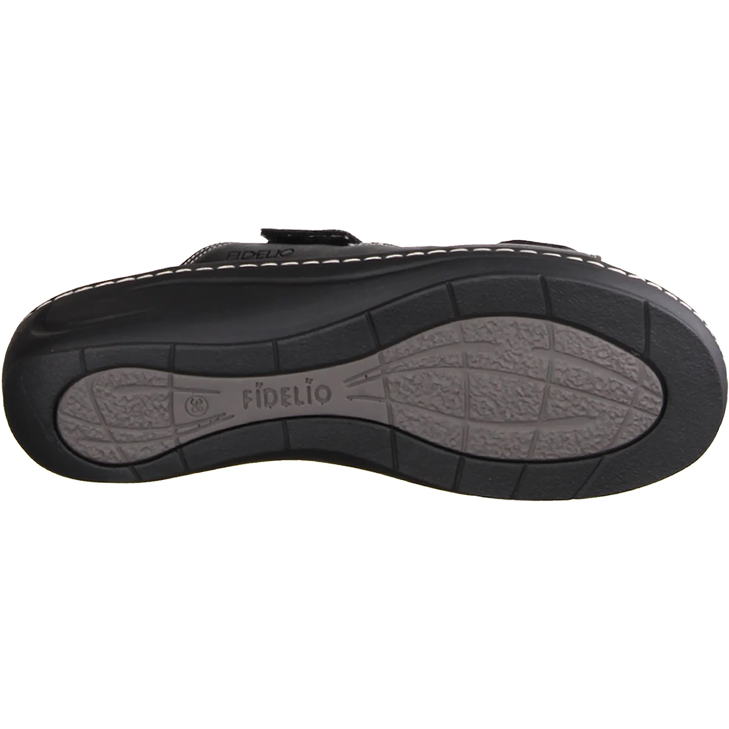 Fidelio 43-4103 Linz 2 Women's Slide Sandals Black Leather - Image 4