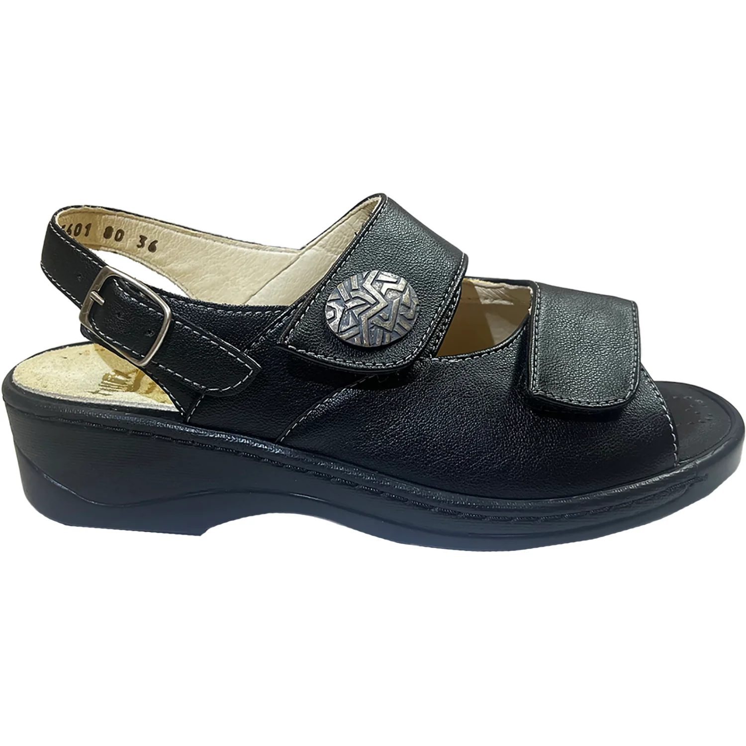 Fidelio Emily Wide Fit Women's Sandals Black