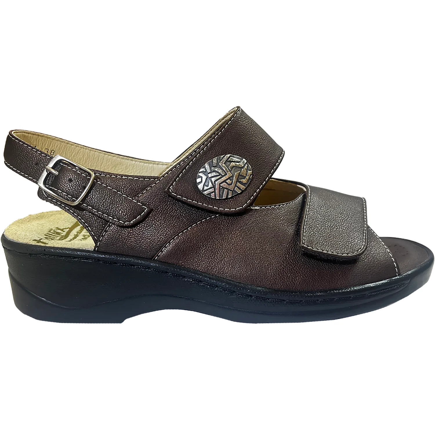 Fidelio Emily Wide Fit Women's Sandals Metallic Brown