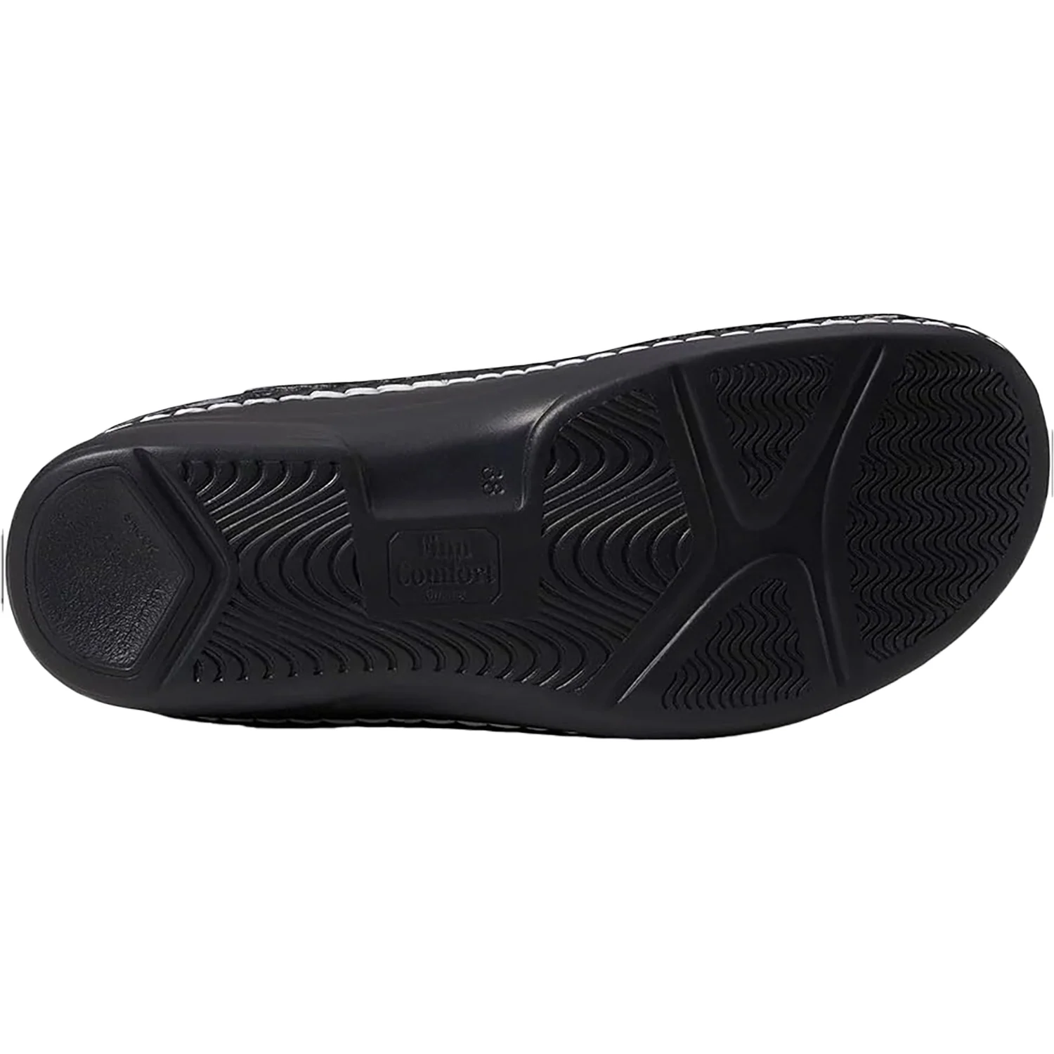 Finn Comfort Barbuda Finn Mellow Women's Sandals For Sensitive Feet Champagne Garden Leather - Image 4