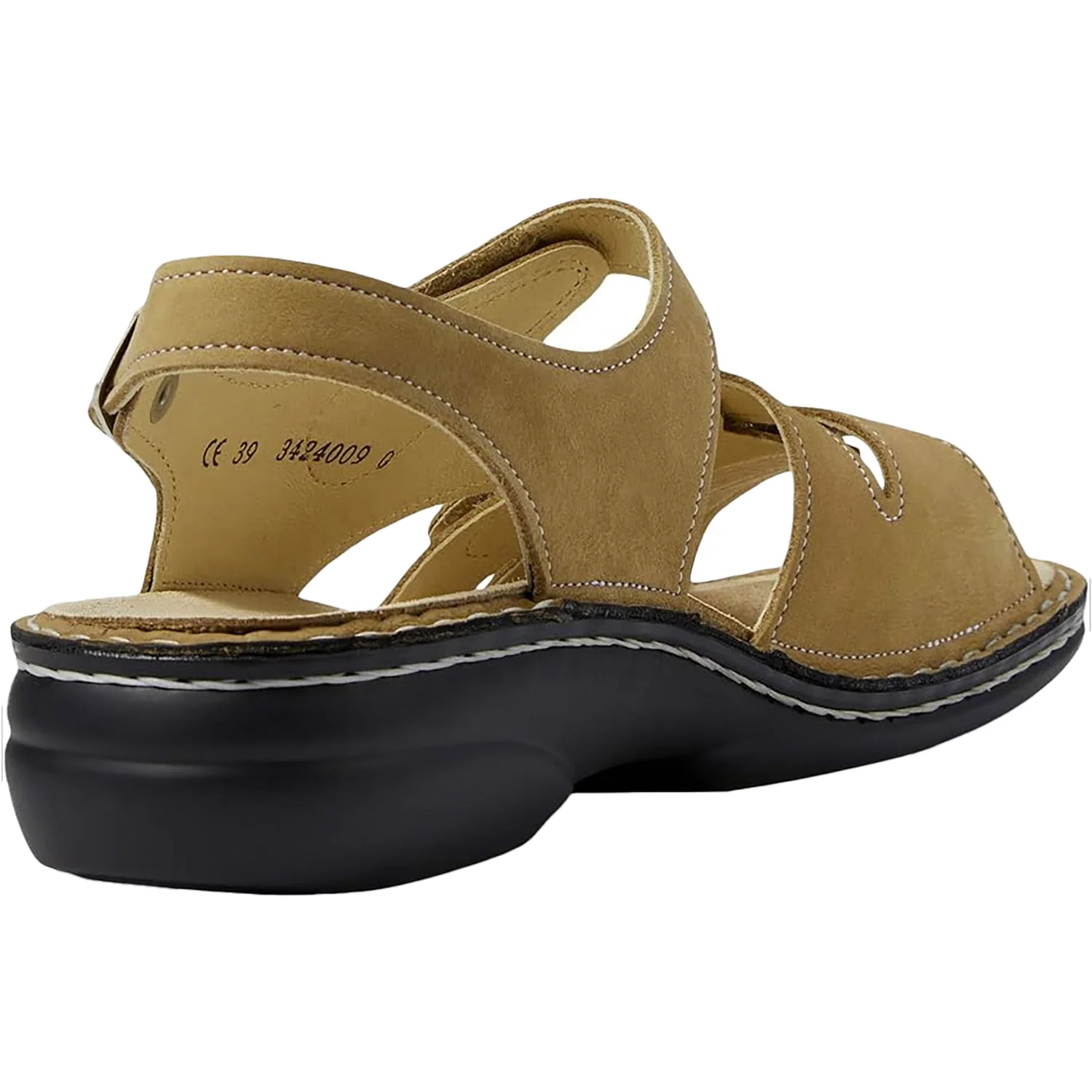 Finn Comfort Gomera Soft Women's Support Sandals Tan Nubuck - Image 3