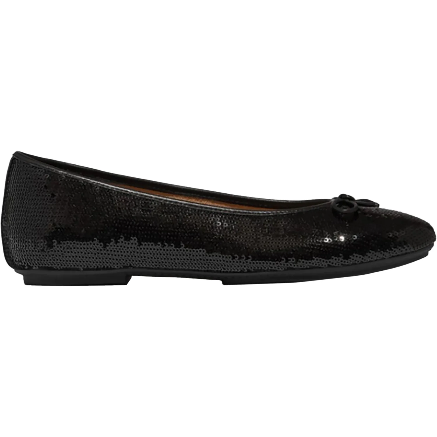 Fitflop Delicato Bow Sequin Ballet Flat Women's Dress Flats Black