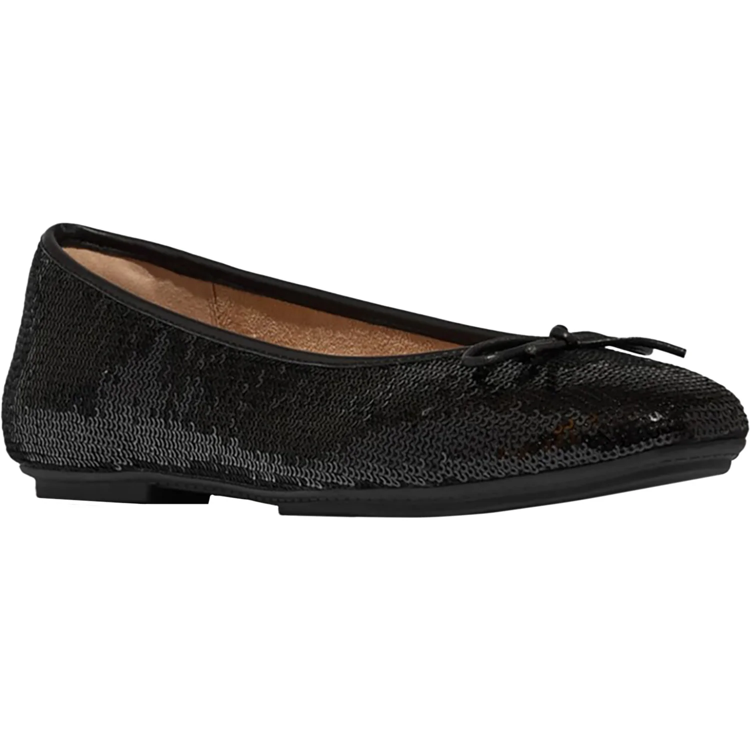 Fitflop Delicato Bow Sequin Ballet Flat Women's Dress Flats Black - Image 4