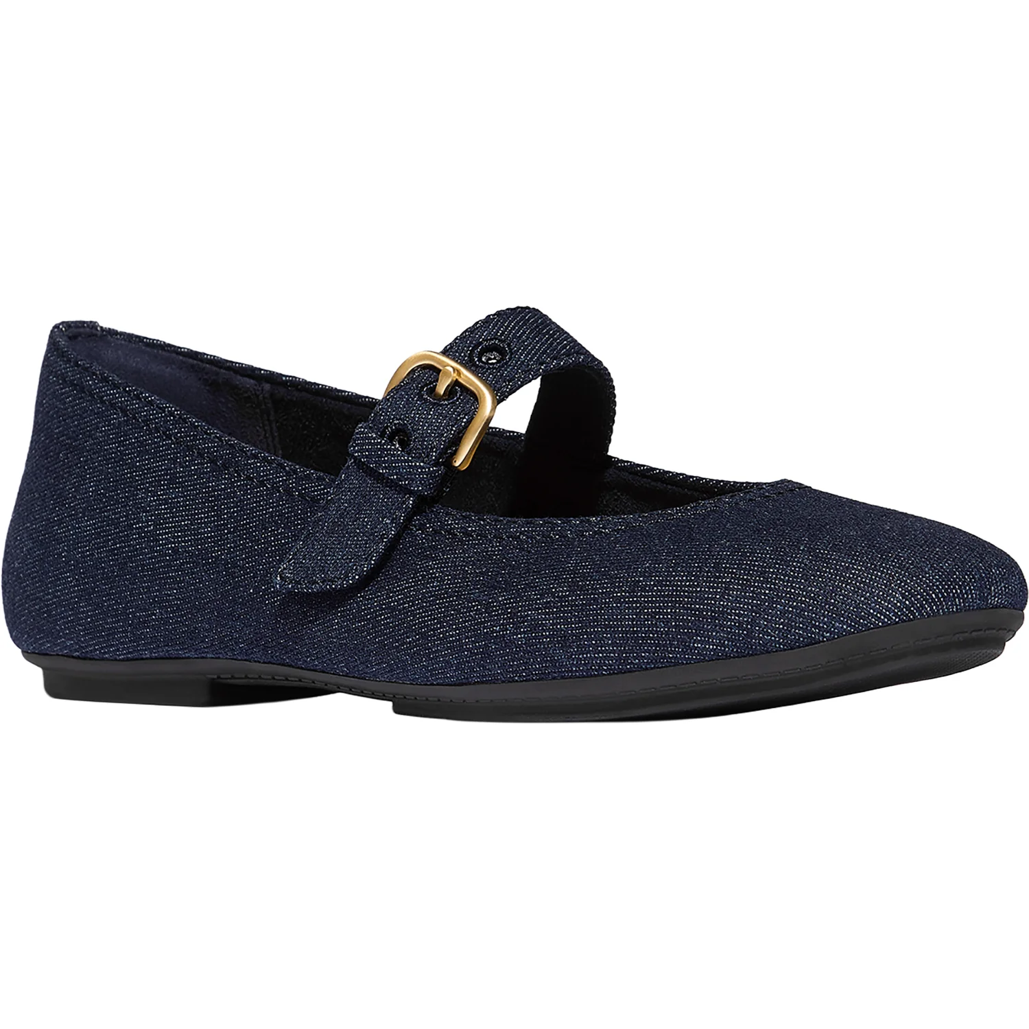 FitFlop Delicato Denim Women's Mary Jane Flats Dark Denim - Image 4