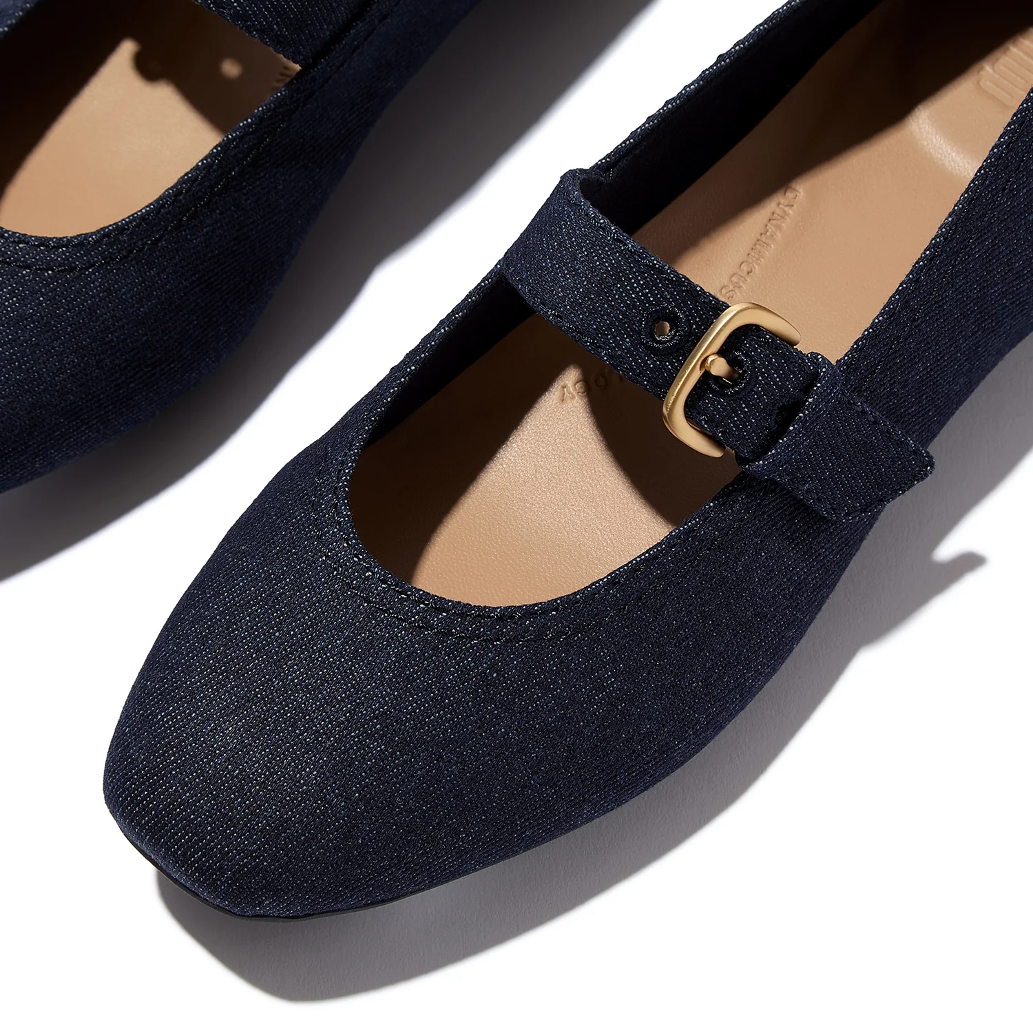 FitFlop Delicato Denim Women's Mary Jane Flats Dark Denim - Image 5