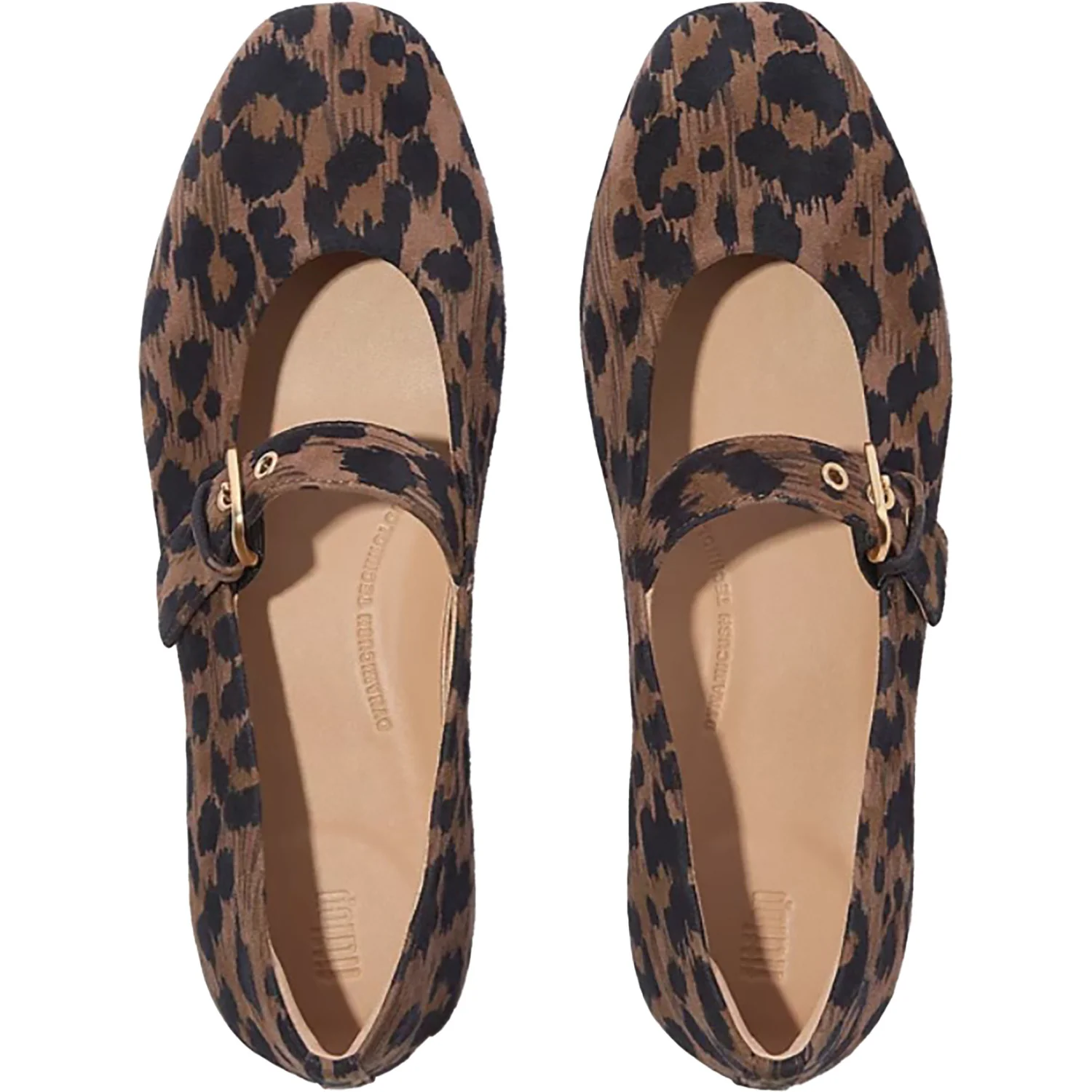 Fitflop Delicato Leopard Women's Dressy Mary Janes Chocolate Mix - Image 2