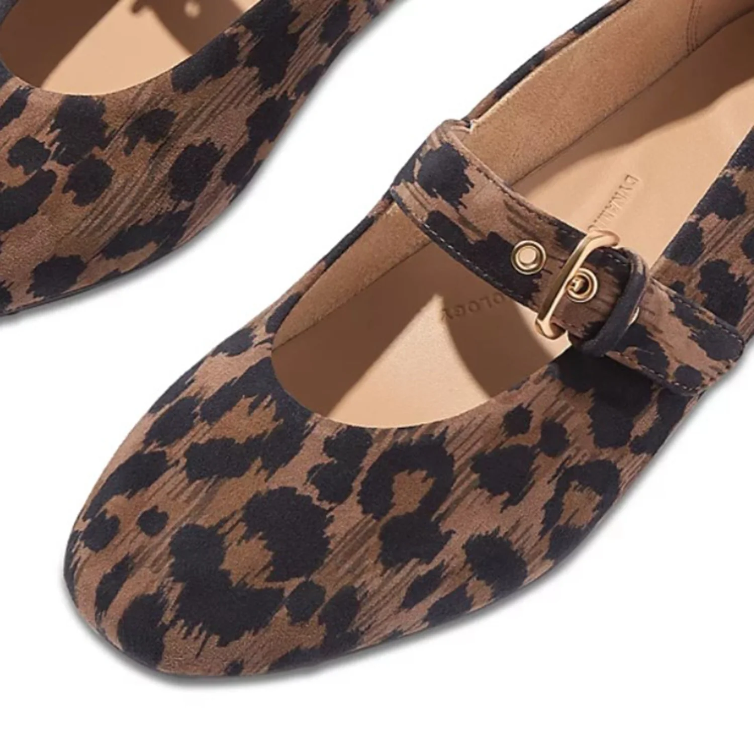 Fitflop Delicato Leopard Women's Dressy Mary Janes Chocolate Mix - Image 4