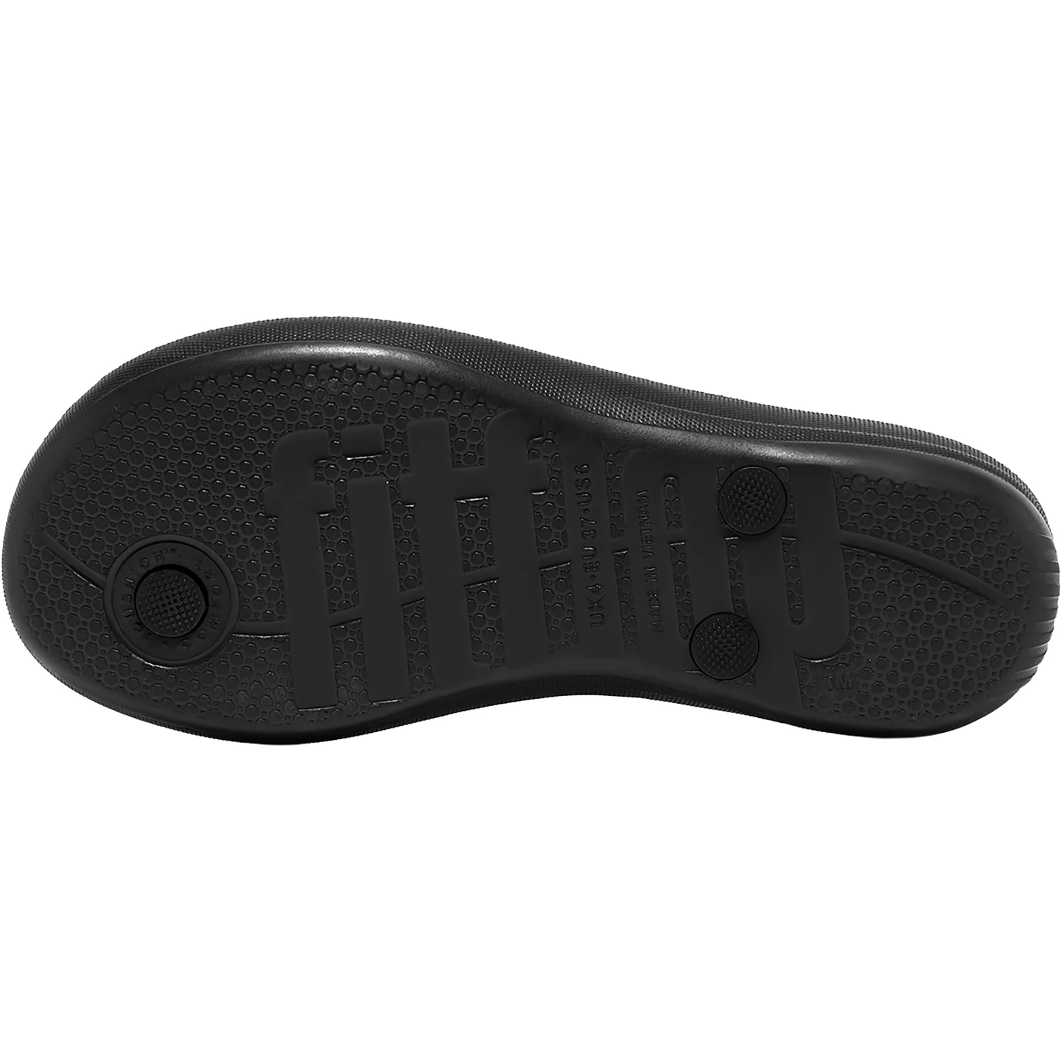 FitFlop iQushion Women's Thong Sandals Sparkle Black - Image 3