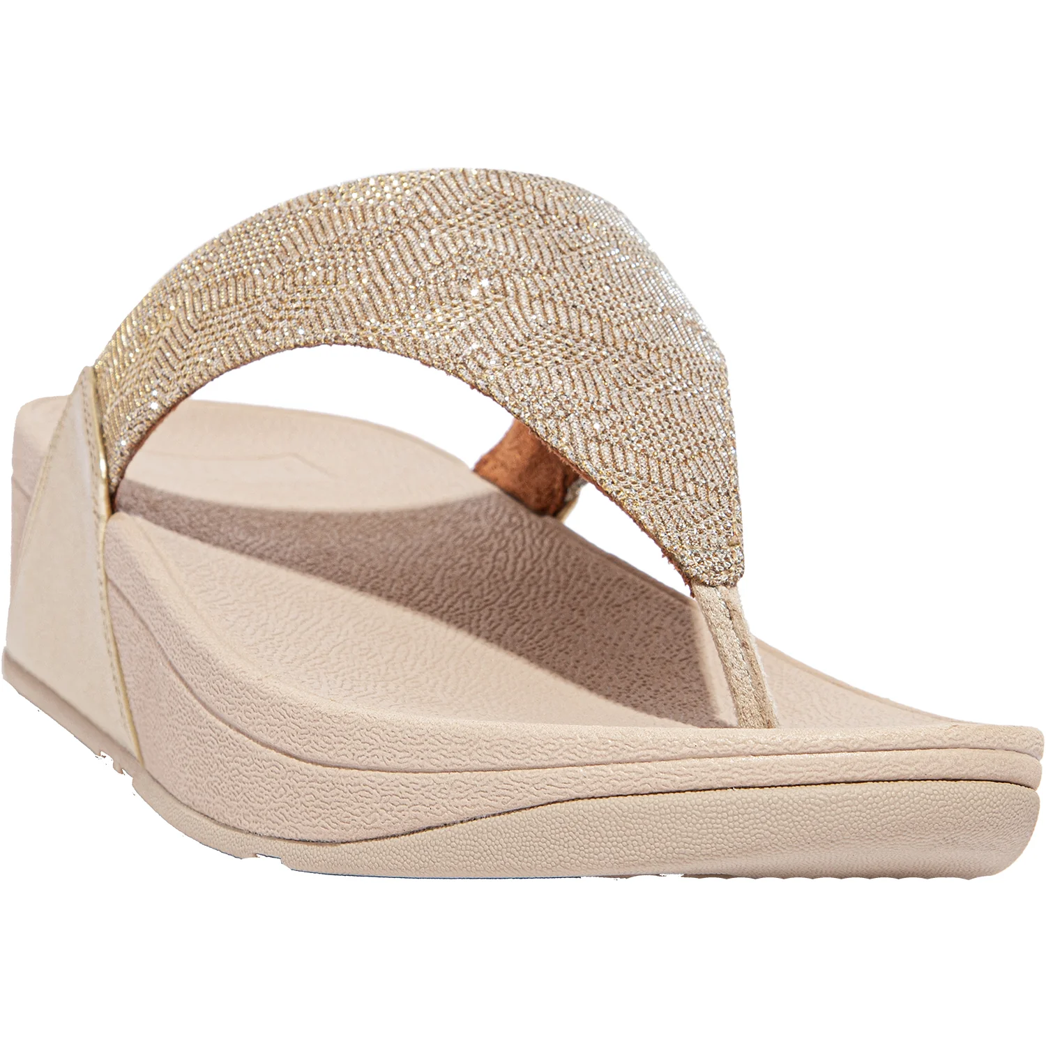 FitFlop Lulu Glitz Women's Sandals Plantino Leather - Image 3