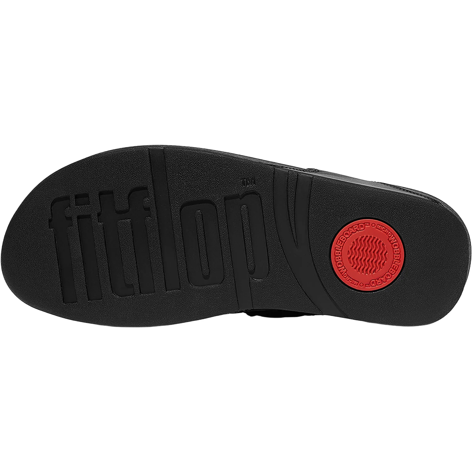 FitFlop Lulu Square-Chain Toe-Post Sandal Women's Thong Sandals Black - Image 4