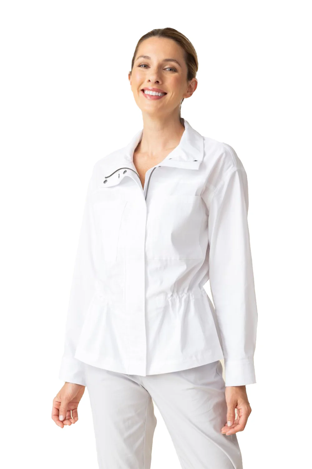 Habitat Cool Tech Utility Jacket Women's Outerwear White - Image 2