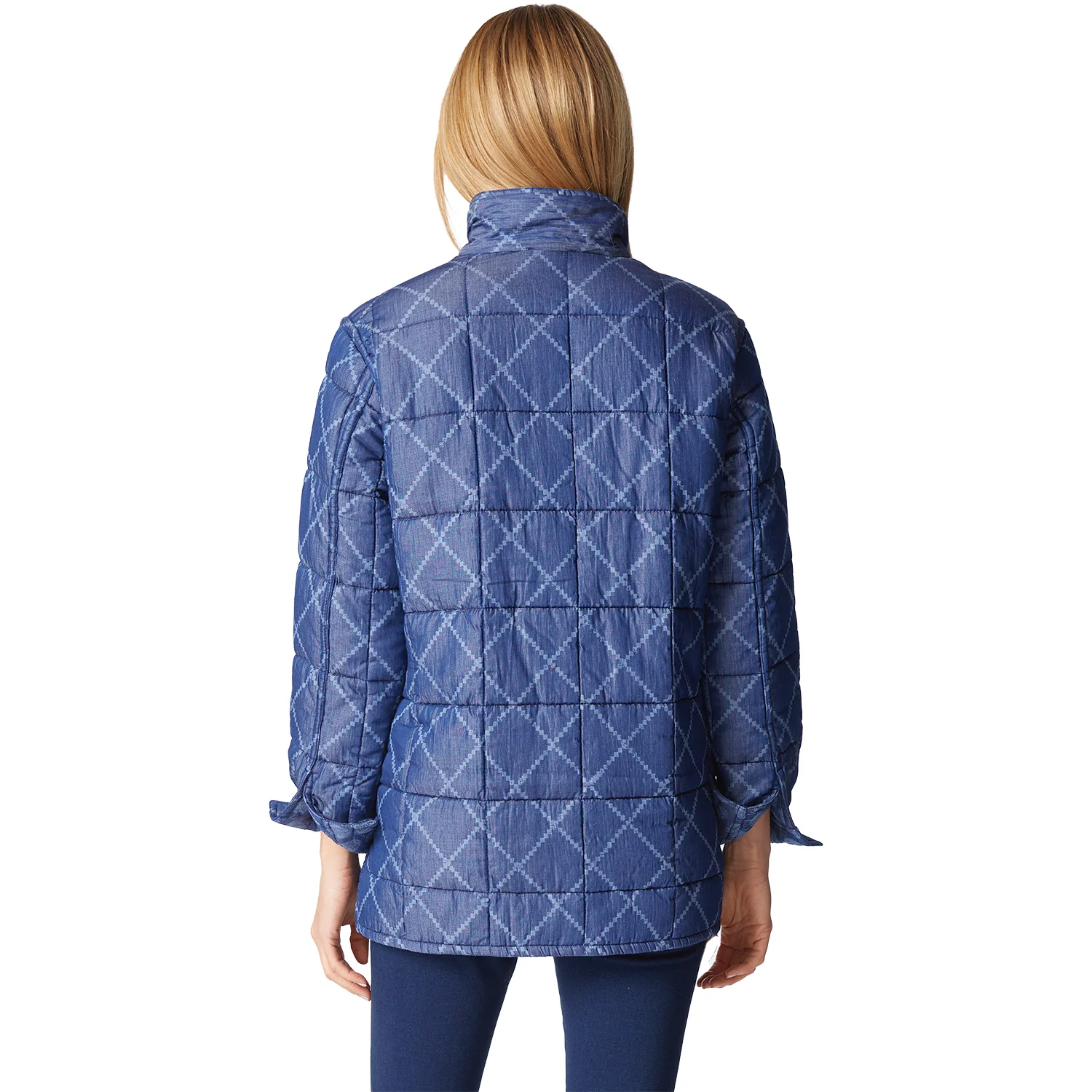 Habitat Cozy Quilt Chloe Shacket Women's Outerwear Denim - Image 4
