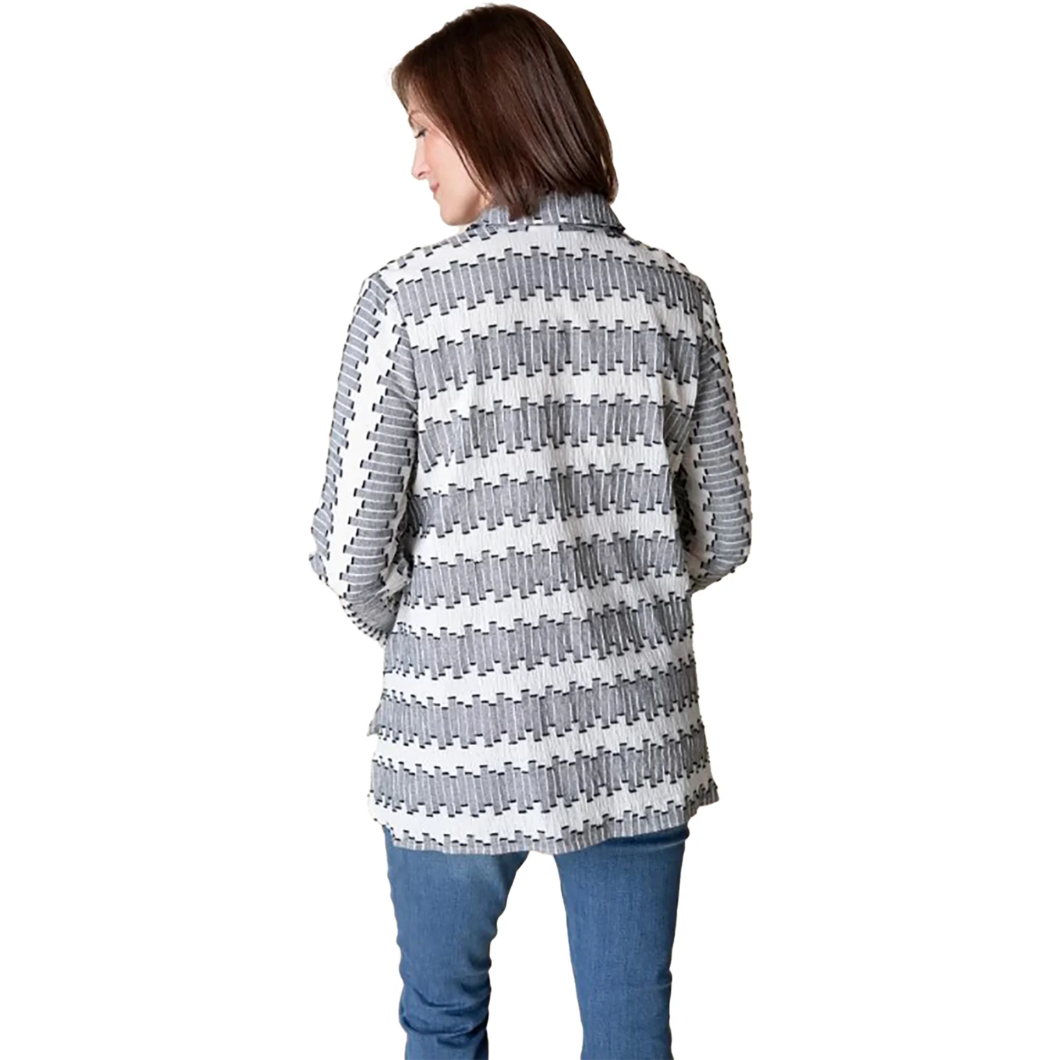 Habitat Embroidered Wrap Around Shirt Women's Clothing White - Image 2