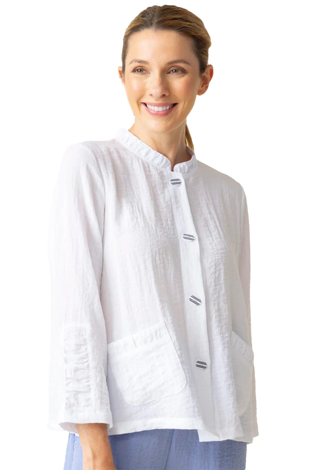 Habitat Express Travel Sld Event Jacket Women's Outerwear White