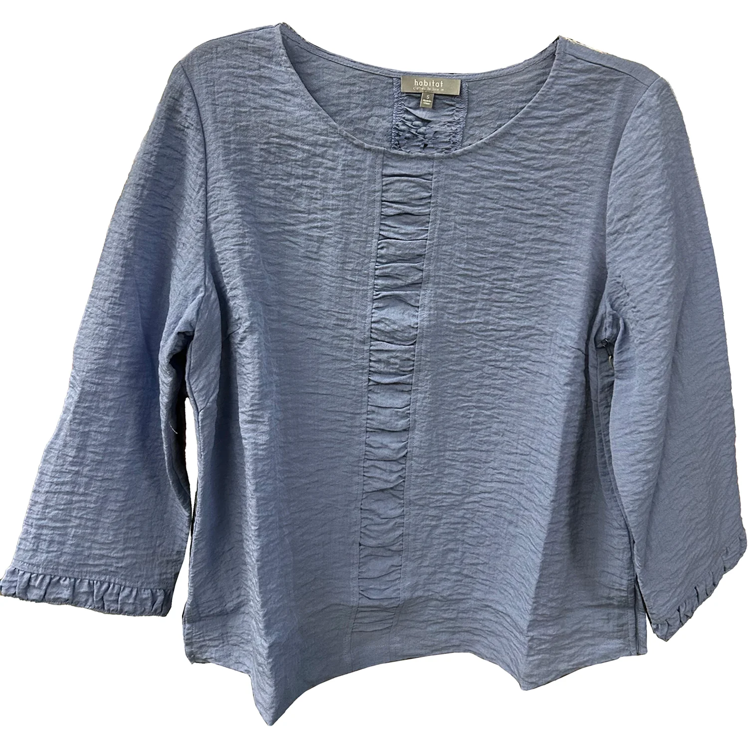 Habitat Express Travel Solid Cindy Top Women's Tops Short Sleeve Rain