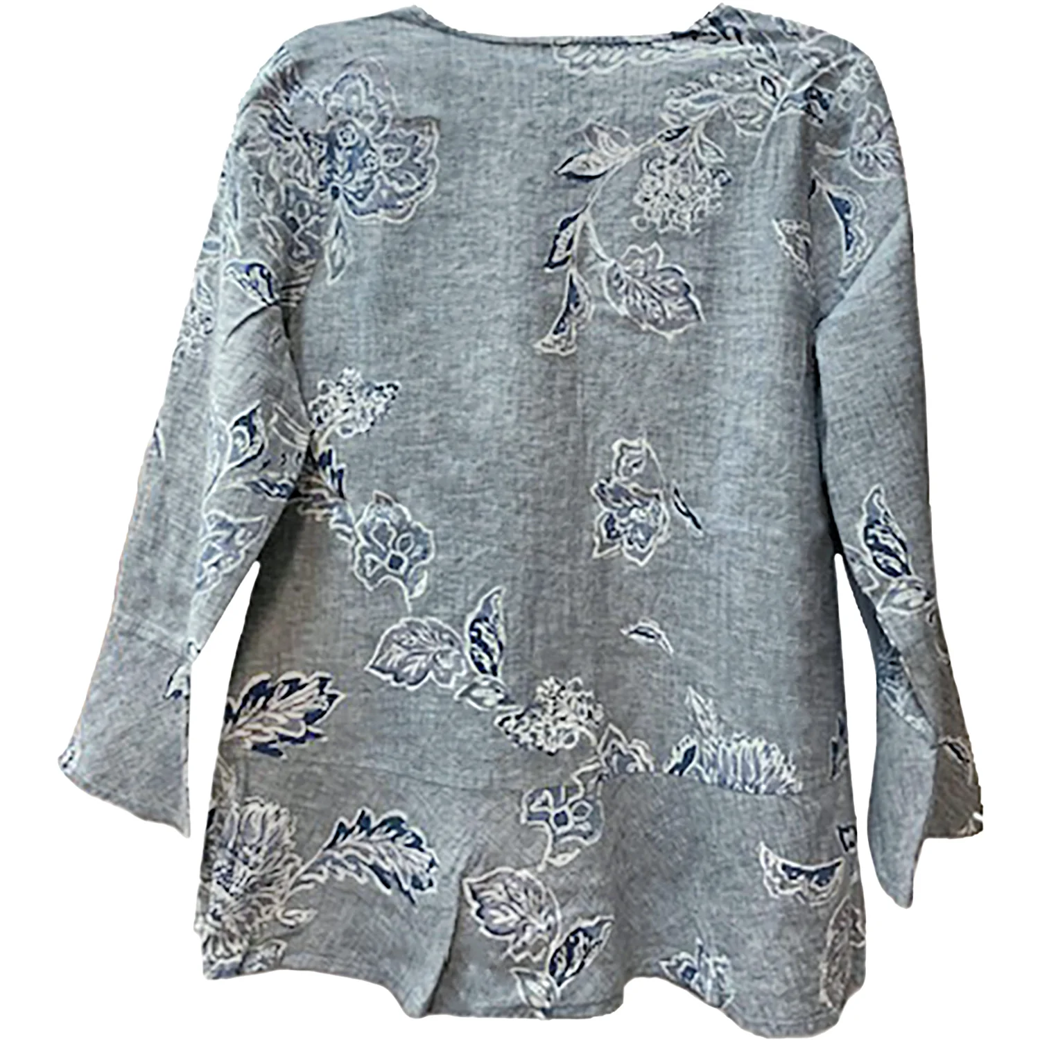 Habitat Linen Bloomer Ali Jacket Women's Outerwear Indigo - Image 2
