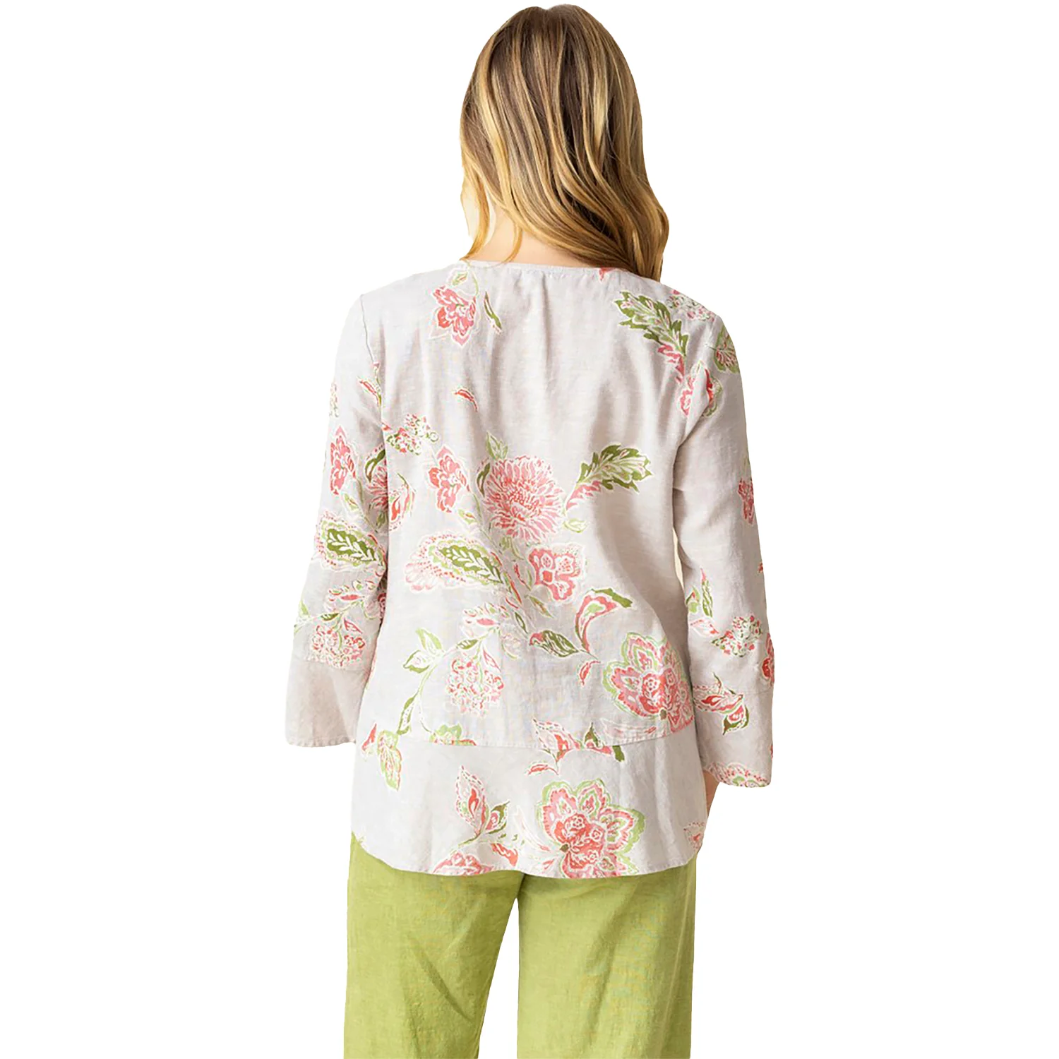 Habitat Linen Bloomer Ali Jacket Women's Outerwear Oatmeal - Image 2