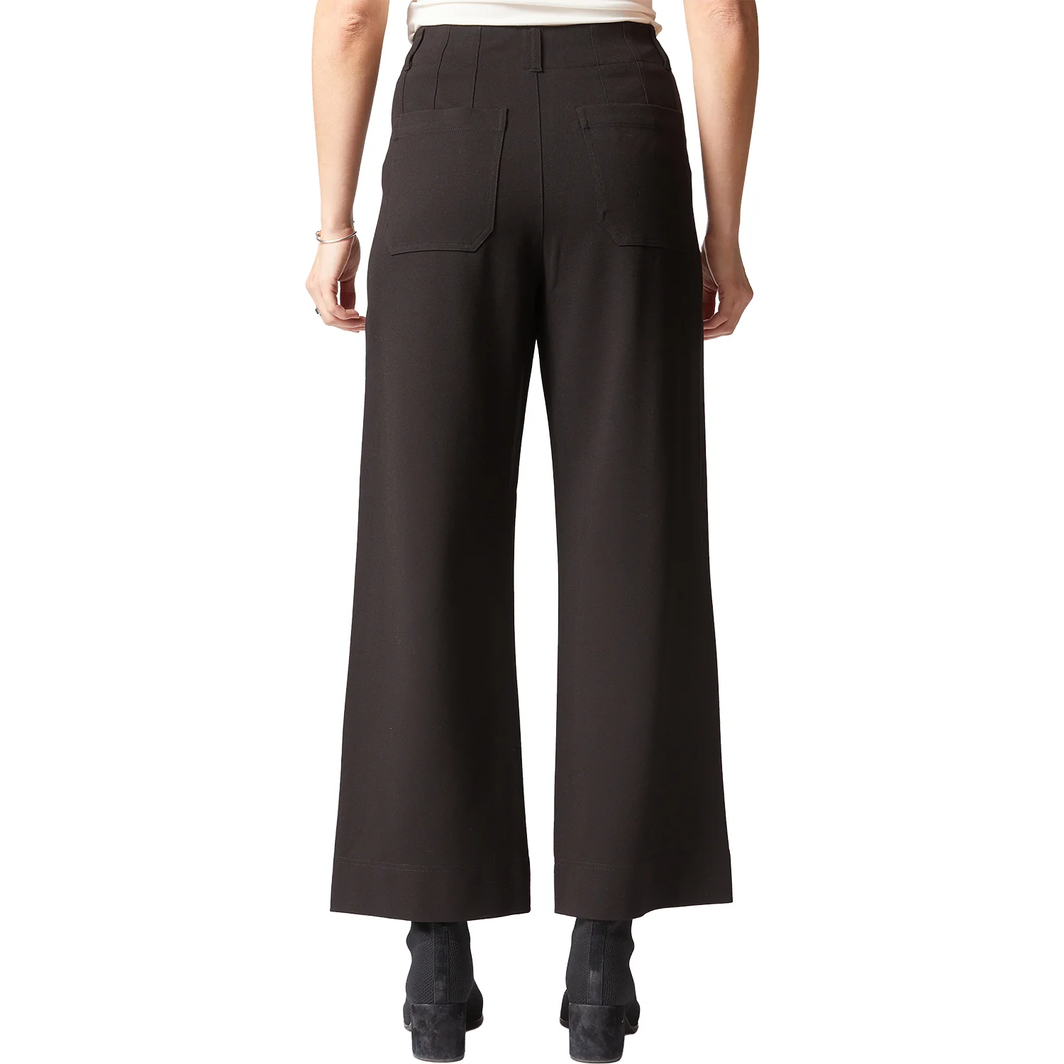 Habitat Luxe Ponte Flood Pant Women's Bottoms Pants Black - Image 3