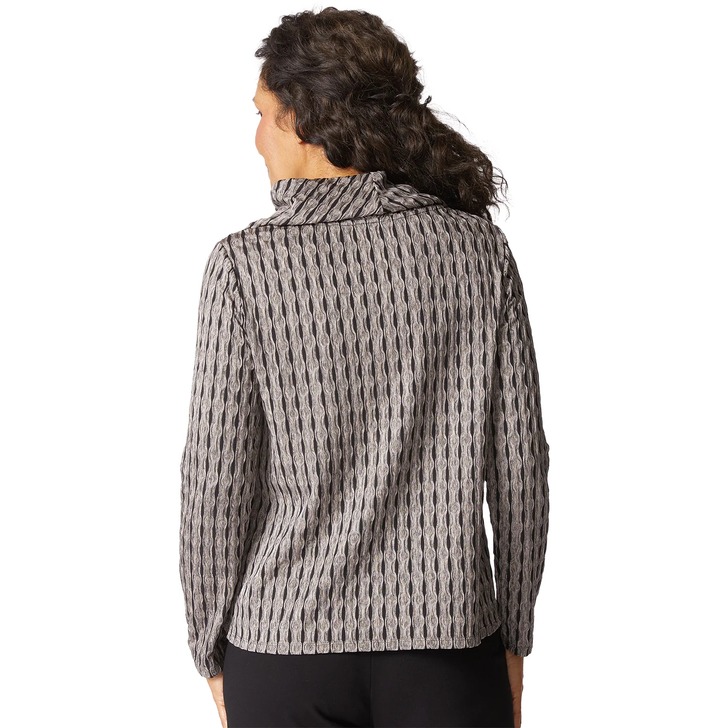 Habitat NeWaterproofort Knit Pocket Top Women's Long Sleeve Top Driftwood - Image 3