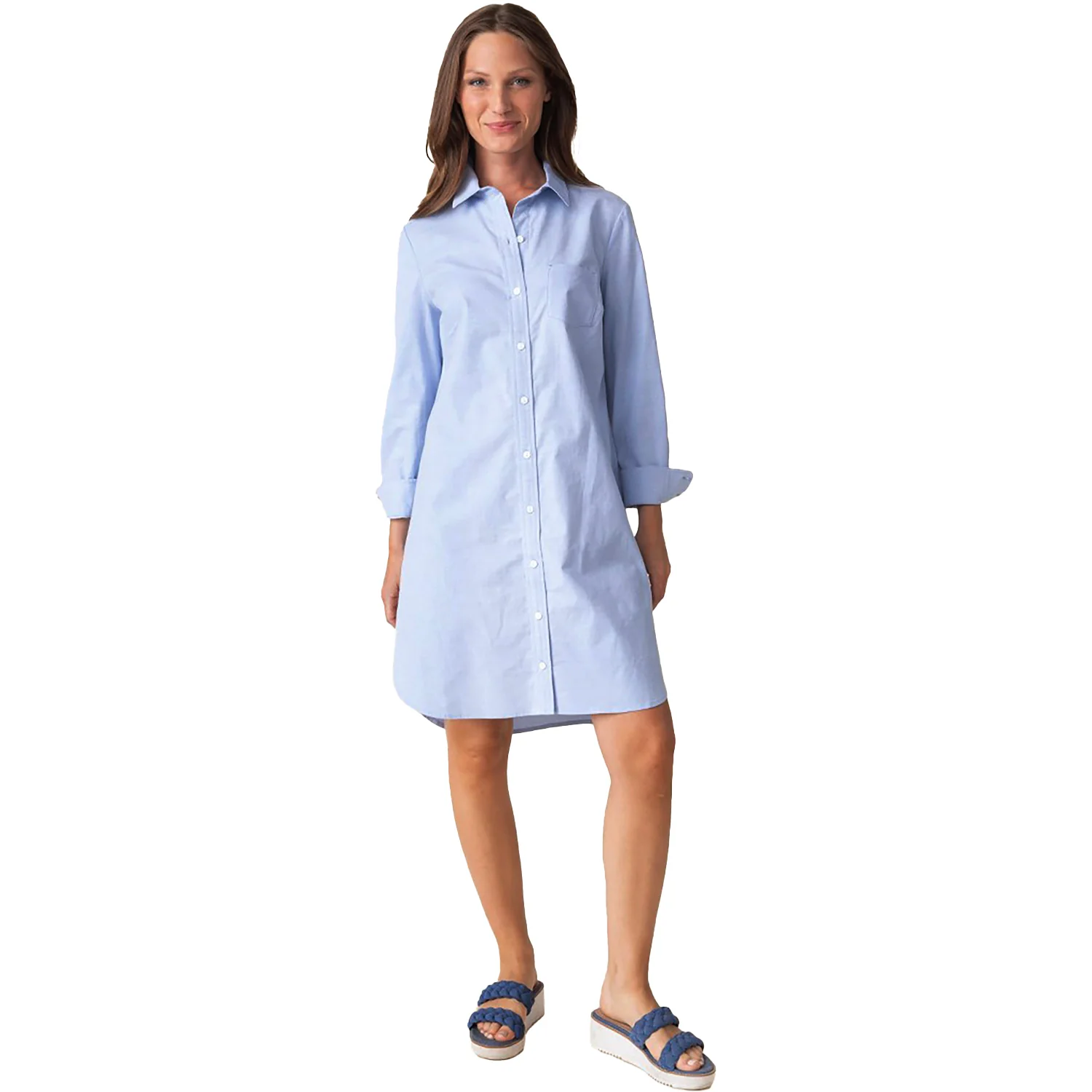 Habitat Perfect Travel Cafe Dress Women's Dresses Oxford Blue