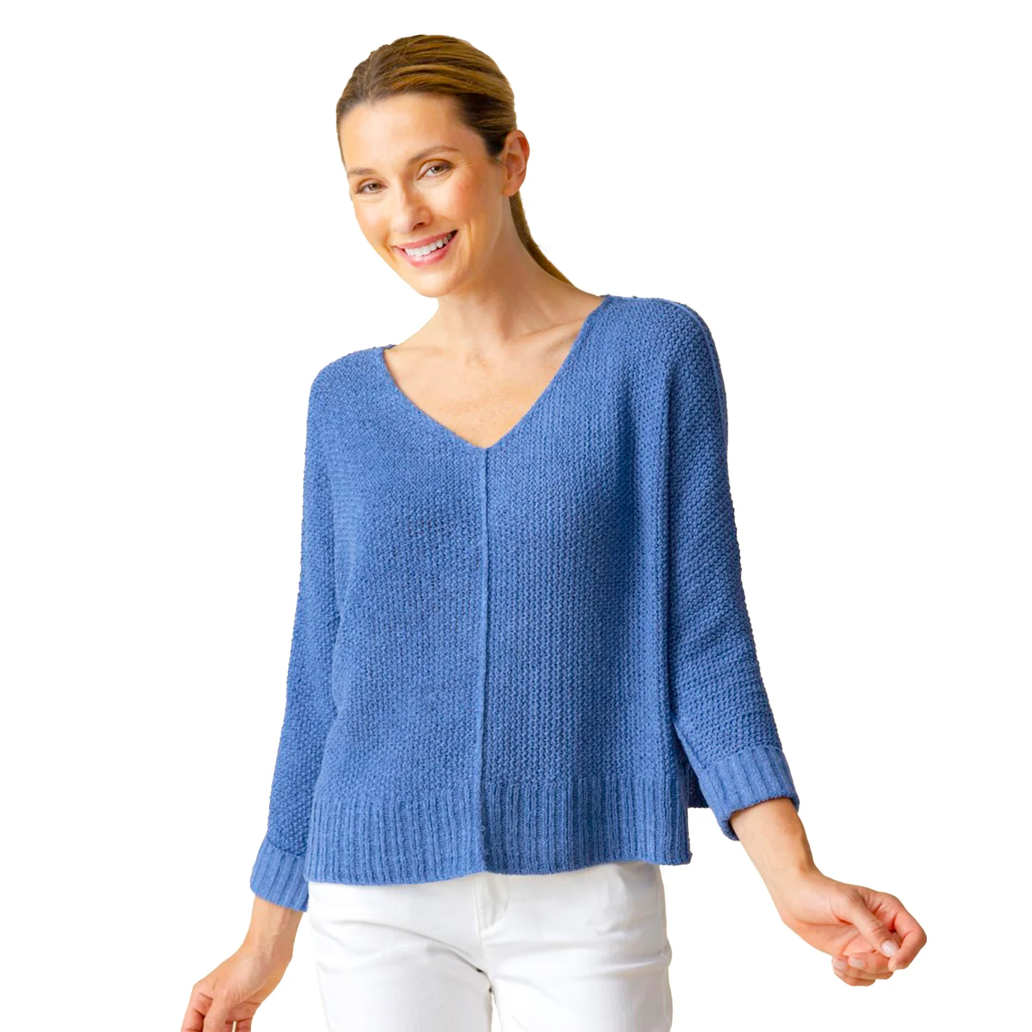 Habitat Step Into Spring Pullover Women's Long Sleeve Top Dusk