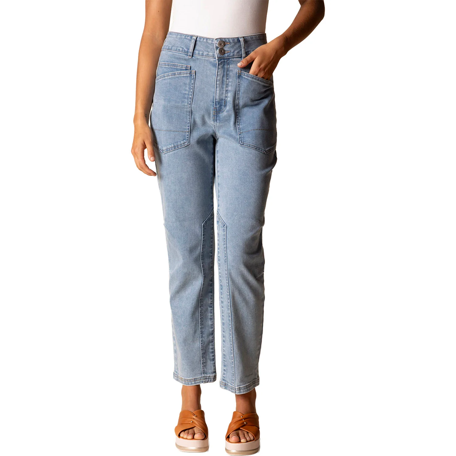 Habitat Stretch Denim Adventure Jean Women's Pants Light Denim - Image 2