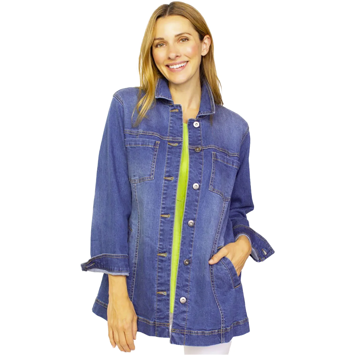 Habitat Stretch Boyfriend Jacket Women's Outerwear Denim