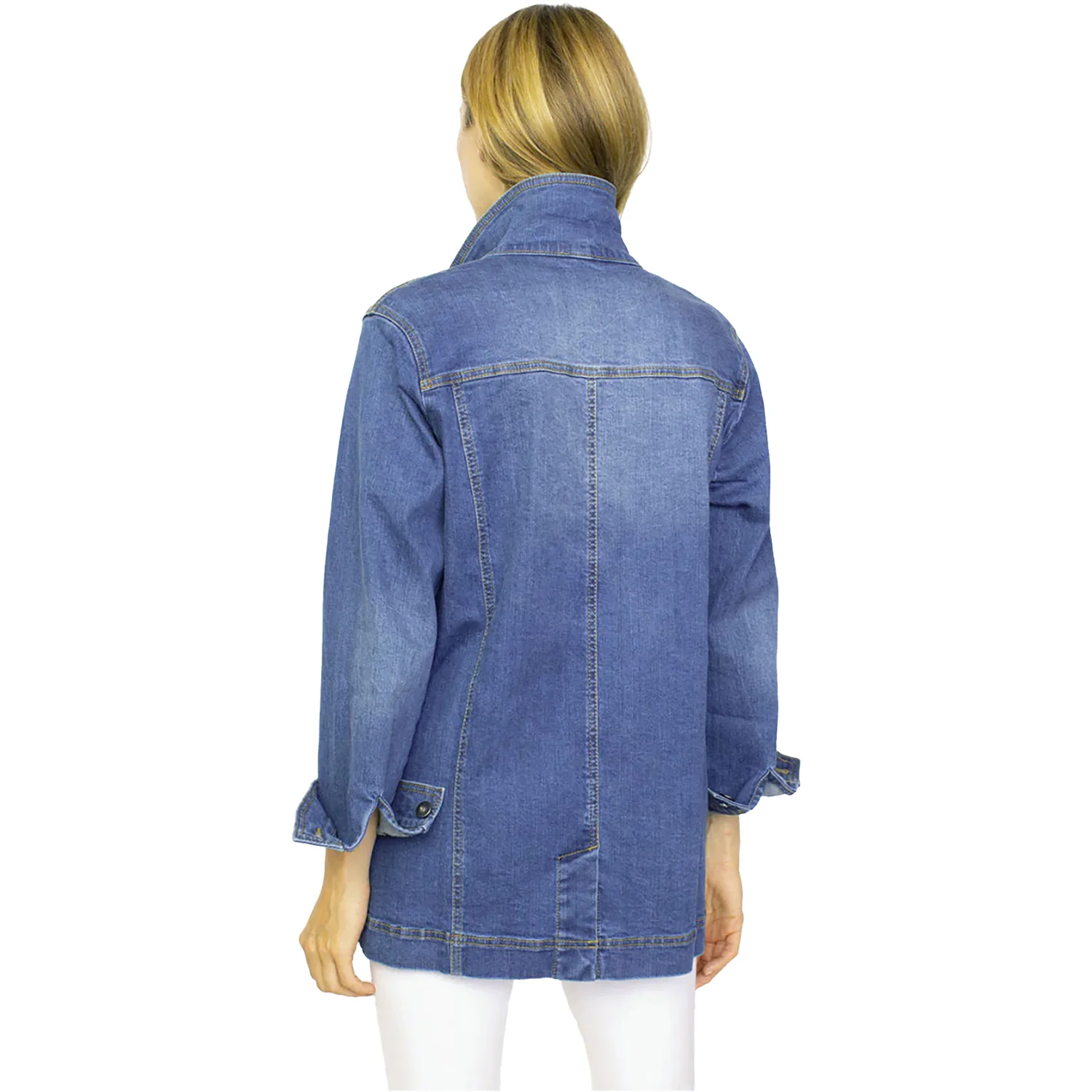 Habitat Stretch Boyfriend Jacket Women's Outerwear Denim - Image 2