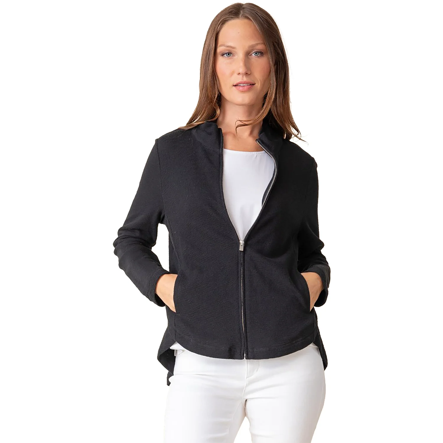 Habitat Weekend Terry Sld Chill Jacket Women's Outerwear Black