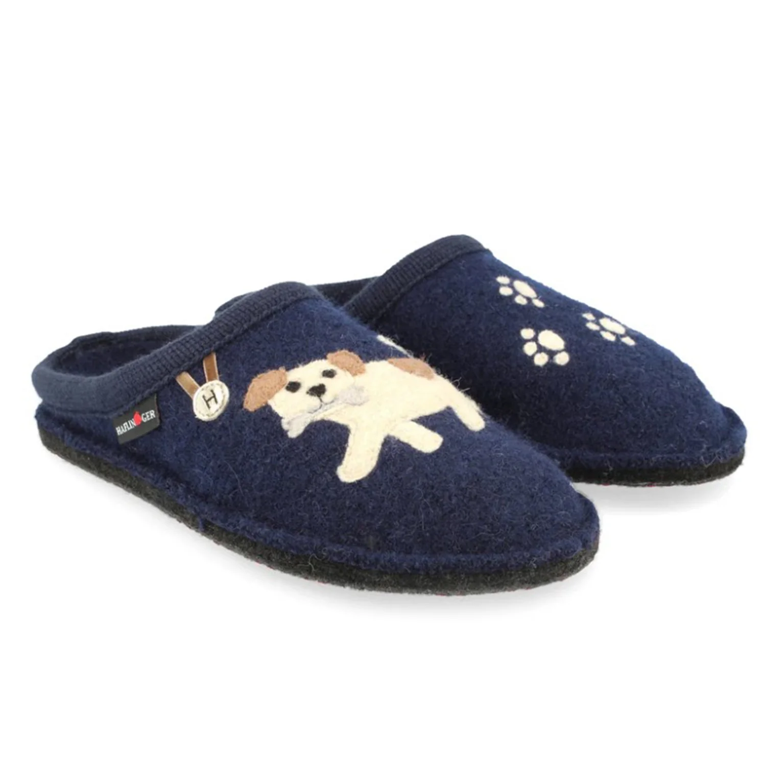 Haflinger Fido Women's Slippers Navy - Image 5