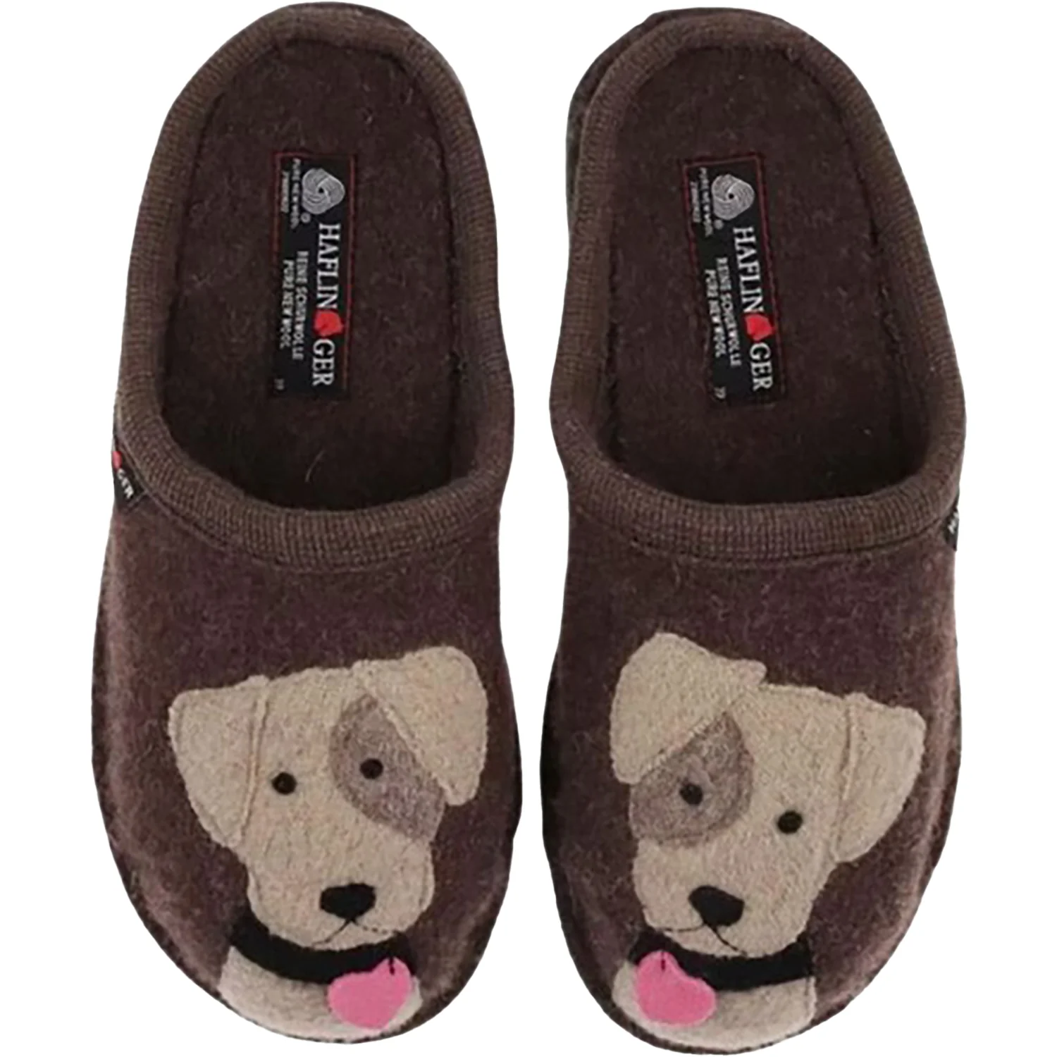 Haflinger Rudi Women's Slippers Smokey Brown