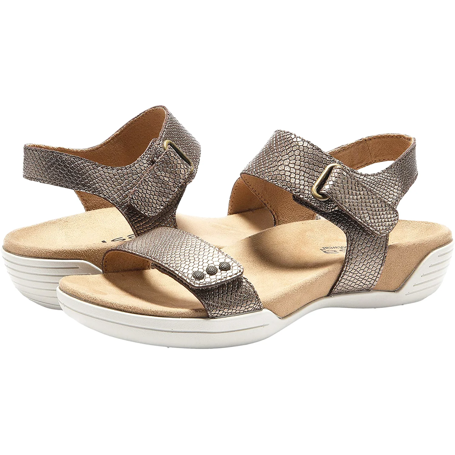 Women's Halsa Dominica Bronze Metallic Leather - Image 3