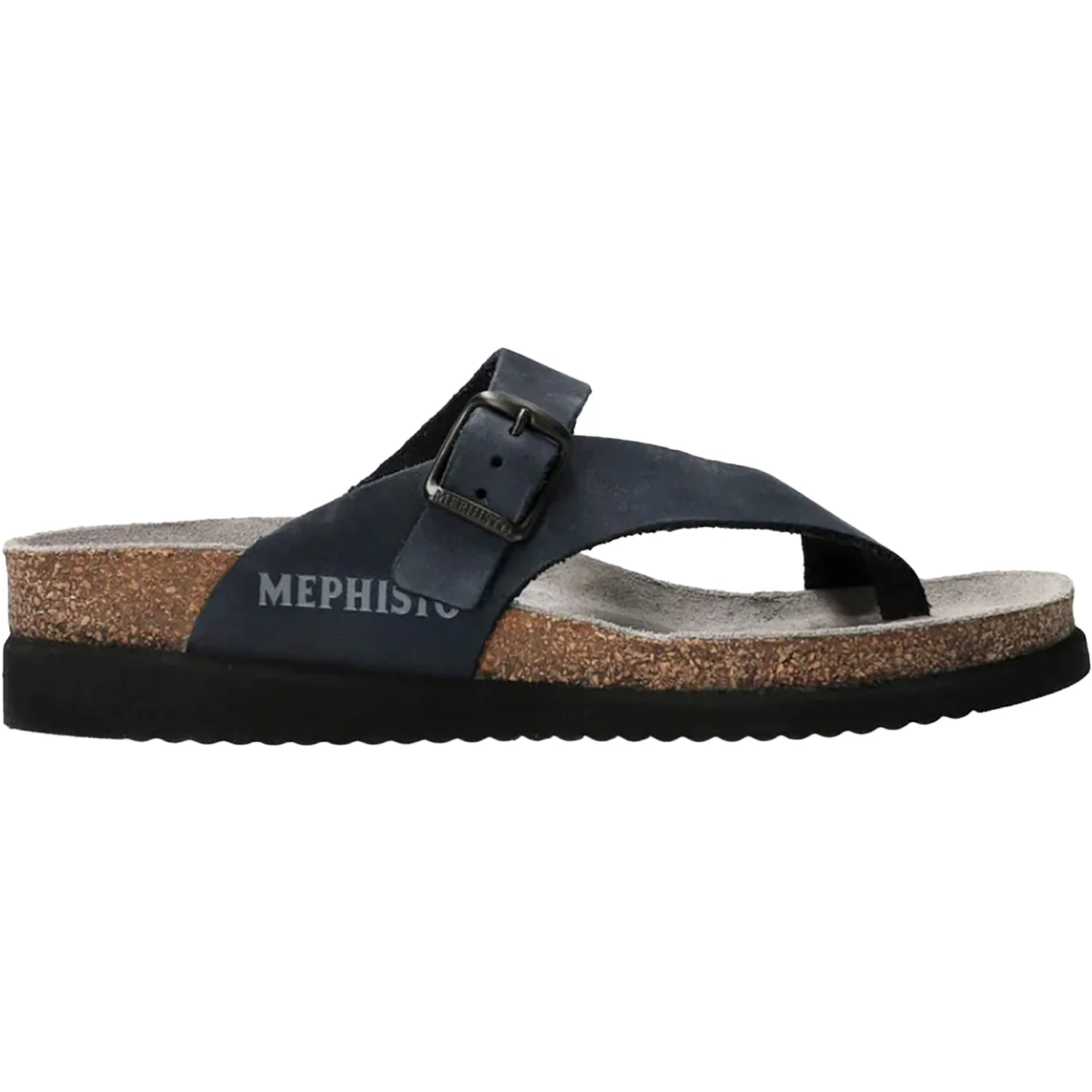 Mephisto Helen Women's Thong Sandals Navy Nubuck