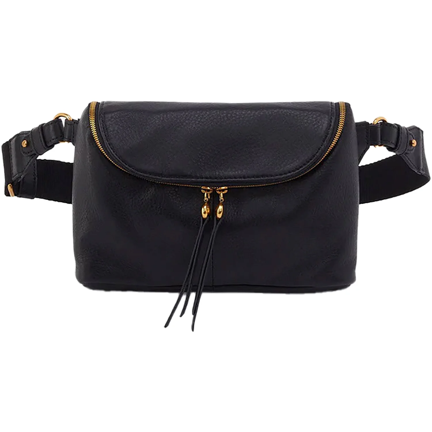Hobo International Fern Large Belt Bag Black Pebbled Leather Bag