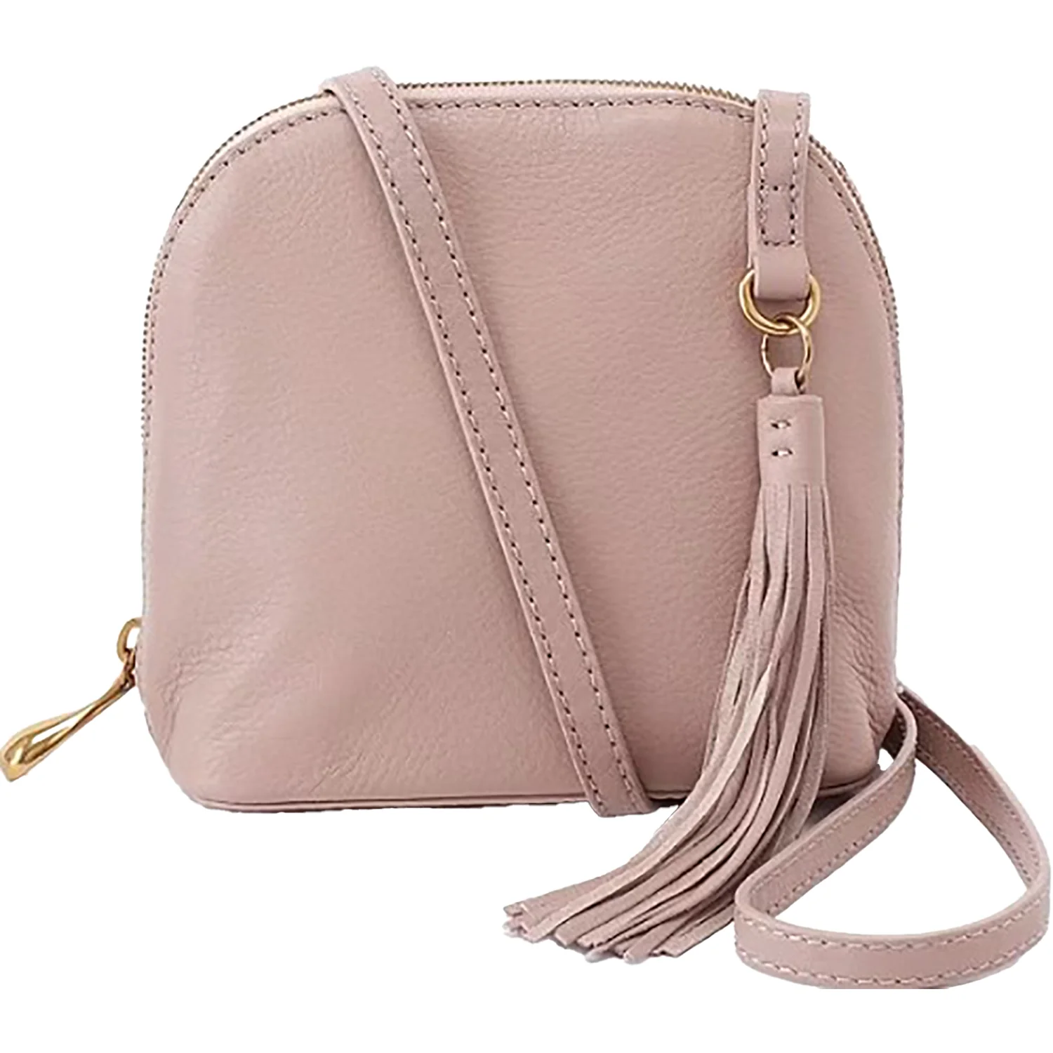 Hobo International Nash Crossbody Bag Taupe Pebbled Leather
