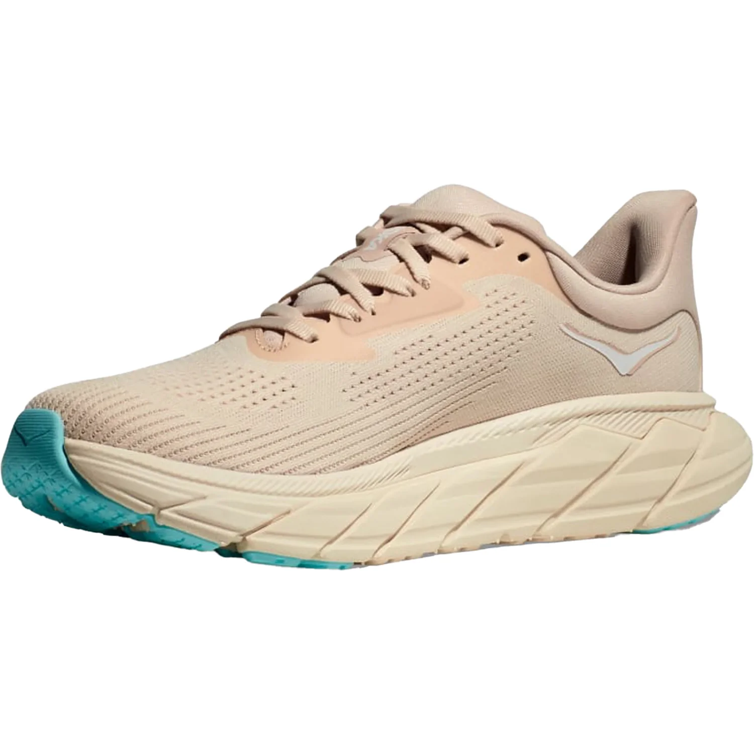 Hoka Arahi 7 (Stability Support) Women's Running Shoes Vanilla/Cream Mesh - Image 3